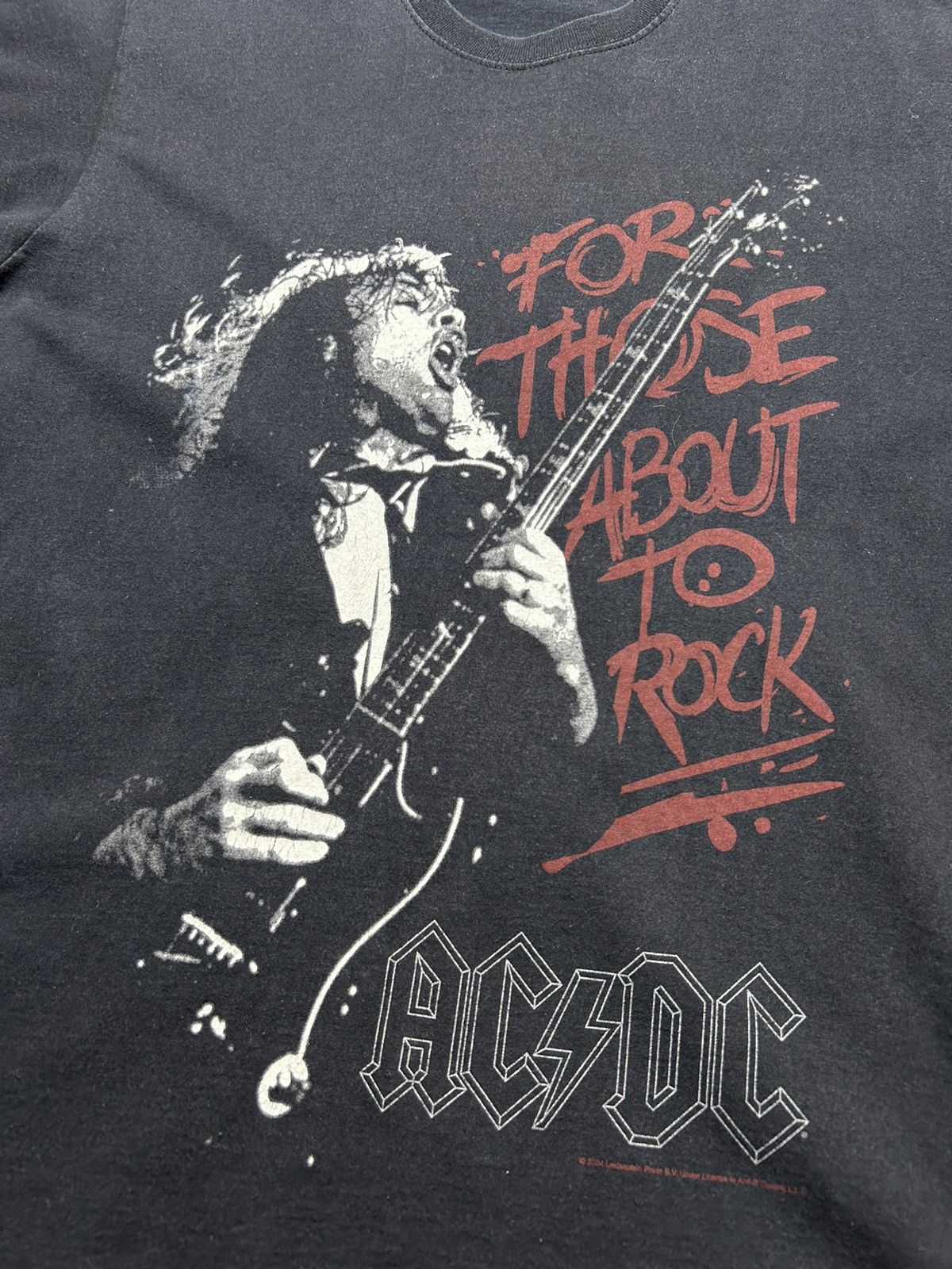 Band Tees Vintage 2004 AC DC For Those About to Rock We Salute You Tee Size US L / EU 52-54 / 3 - 6 Thumbnail
