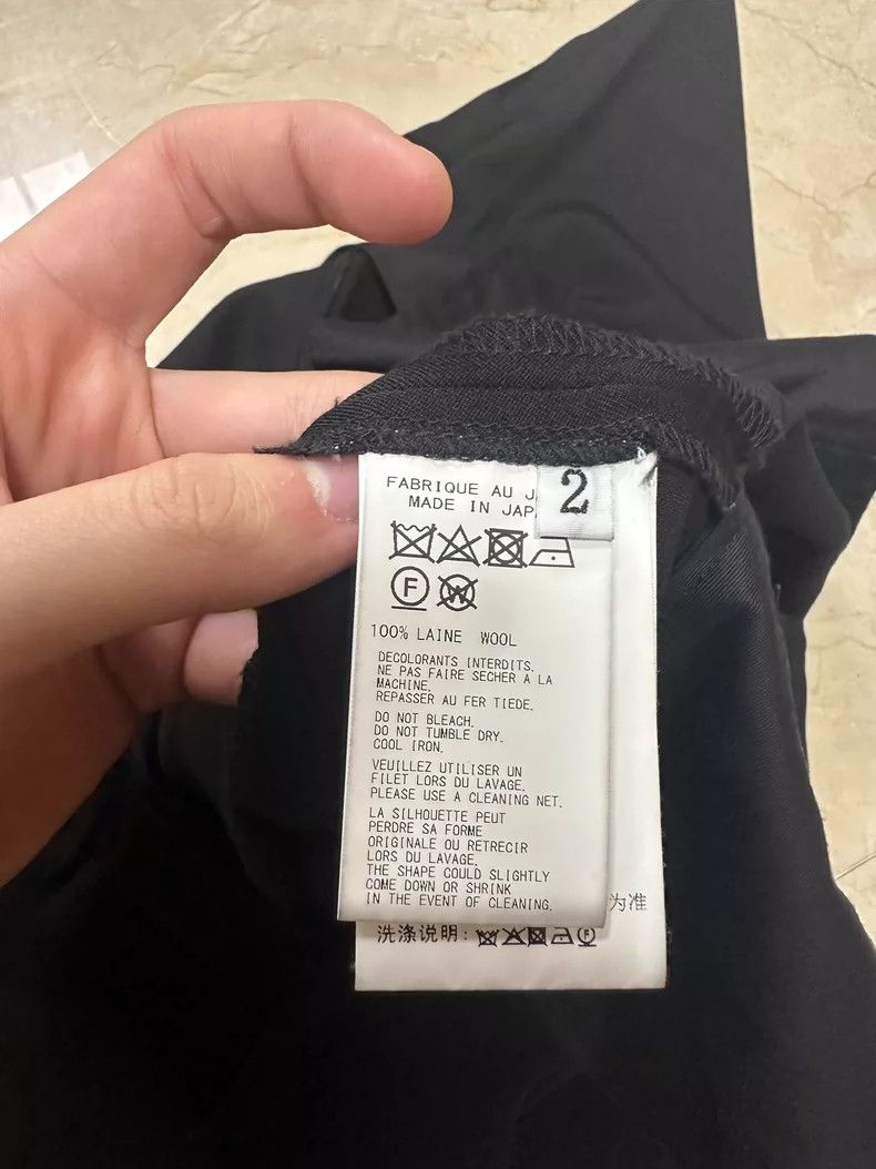 Yohji Yamamoto Yohji Yamamoto size 2 Fixed-length drawstring pants 2504-N Size US 28 / EU 44 - 4 Thumbnail