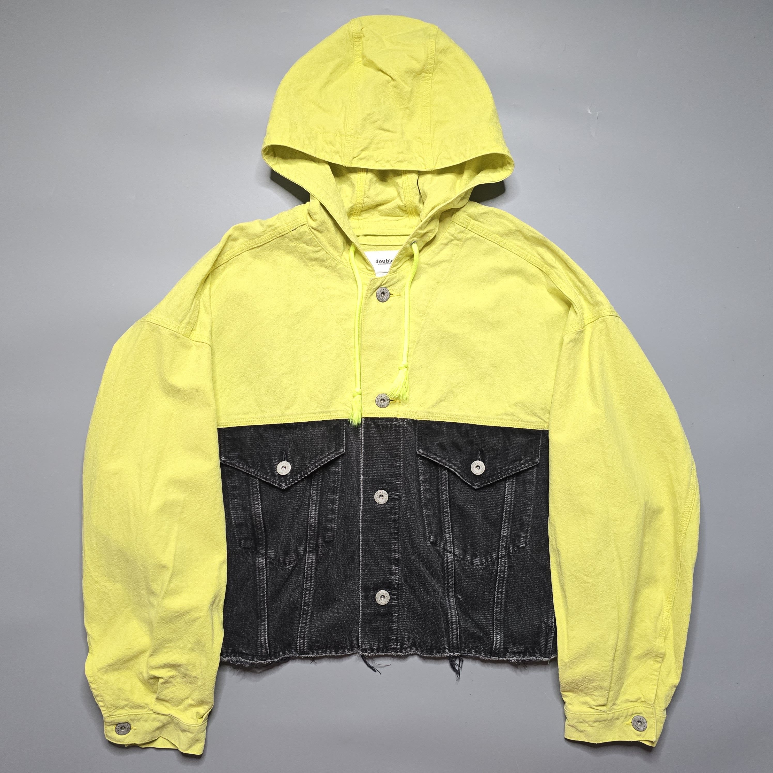 Doublet Doublet - Denim Silk Cut Off Hoodie Jacket Size US M / EU 48-50 / 2 - 1 Thumbnail