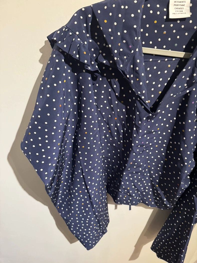 Vetements Vetements 2018 Emoji Bomber Cropped Shirt Size US M / EU 48-50 / 2 - 3 Thumbnail