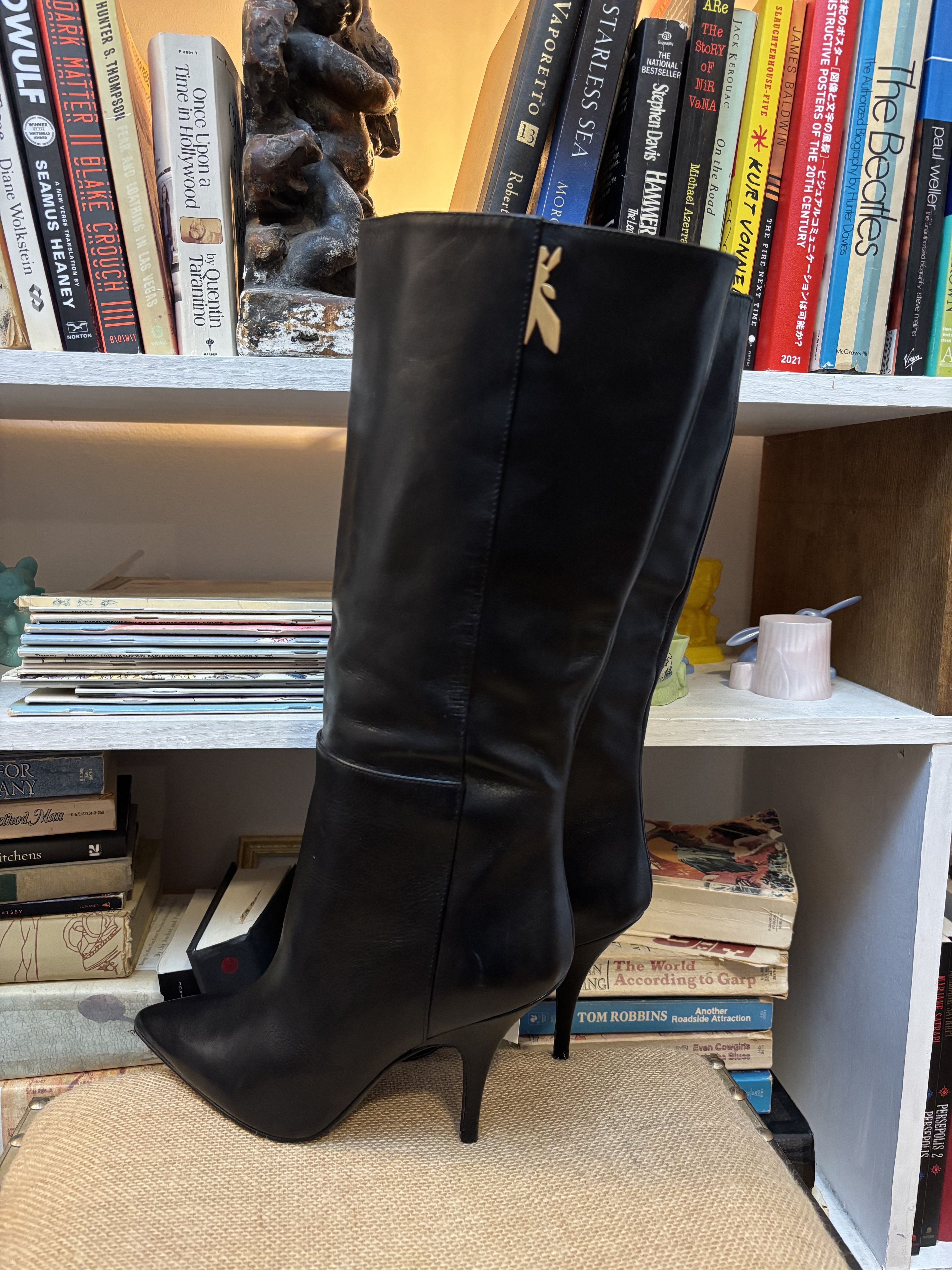 Patrizia Pepe Patrizia Pepe black leather boots Size US 6 / IT 36 - 6 Thumbnail