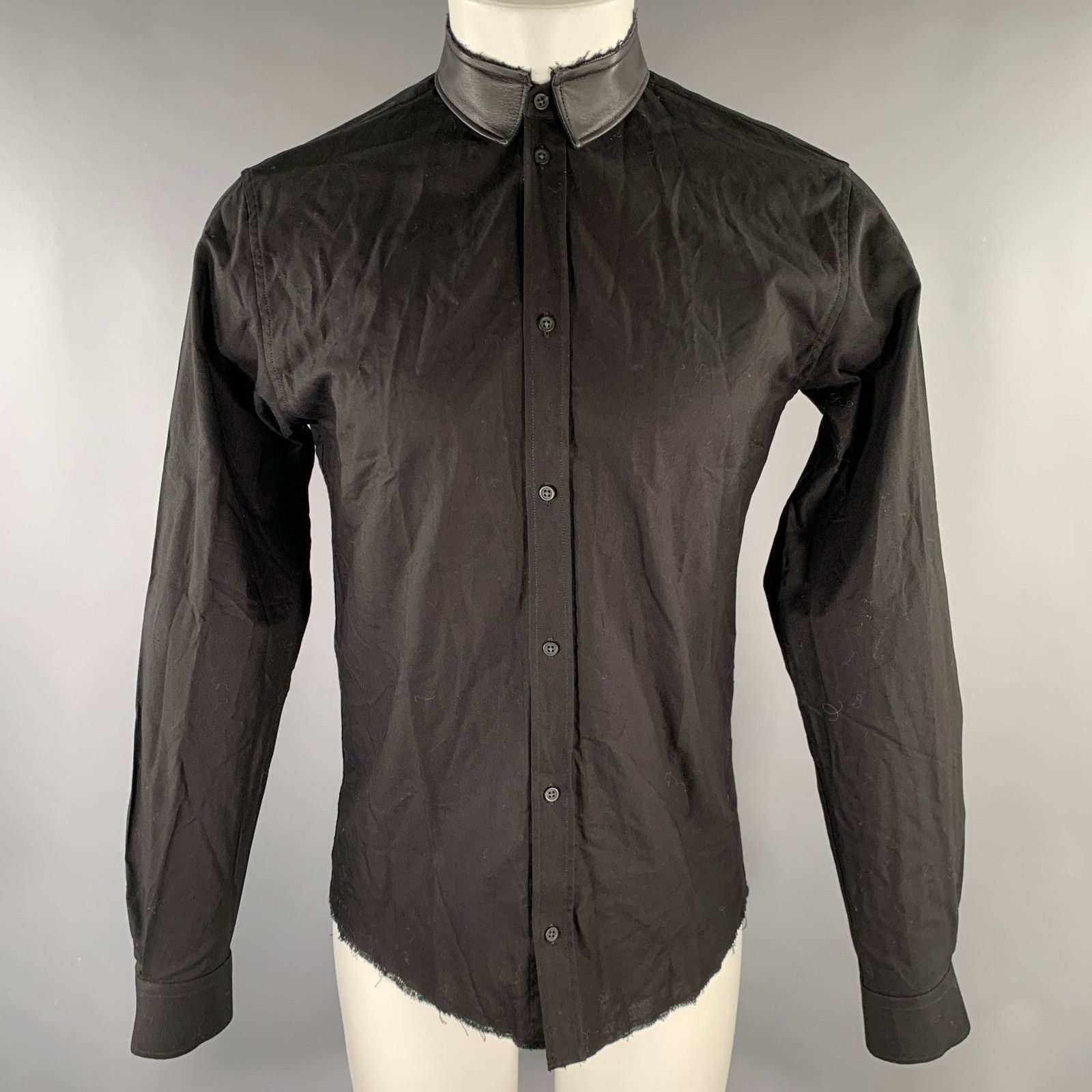 Iro IRO Size S Black Cotton Long Sleeve Shirt Size US S / EU 44-46 / 1 - 1 Thumbnail