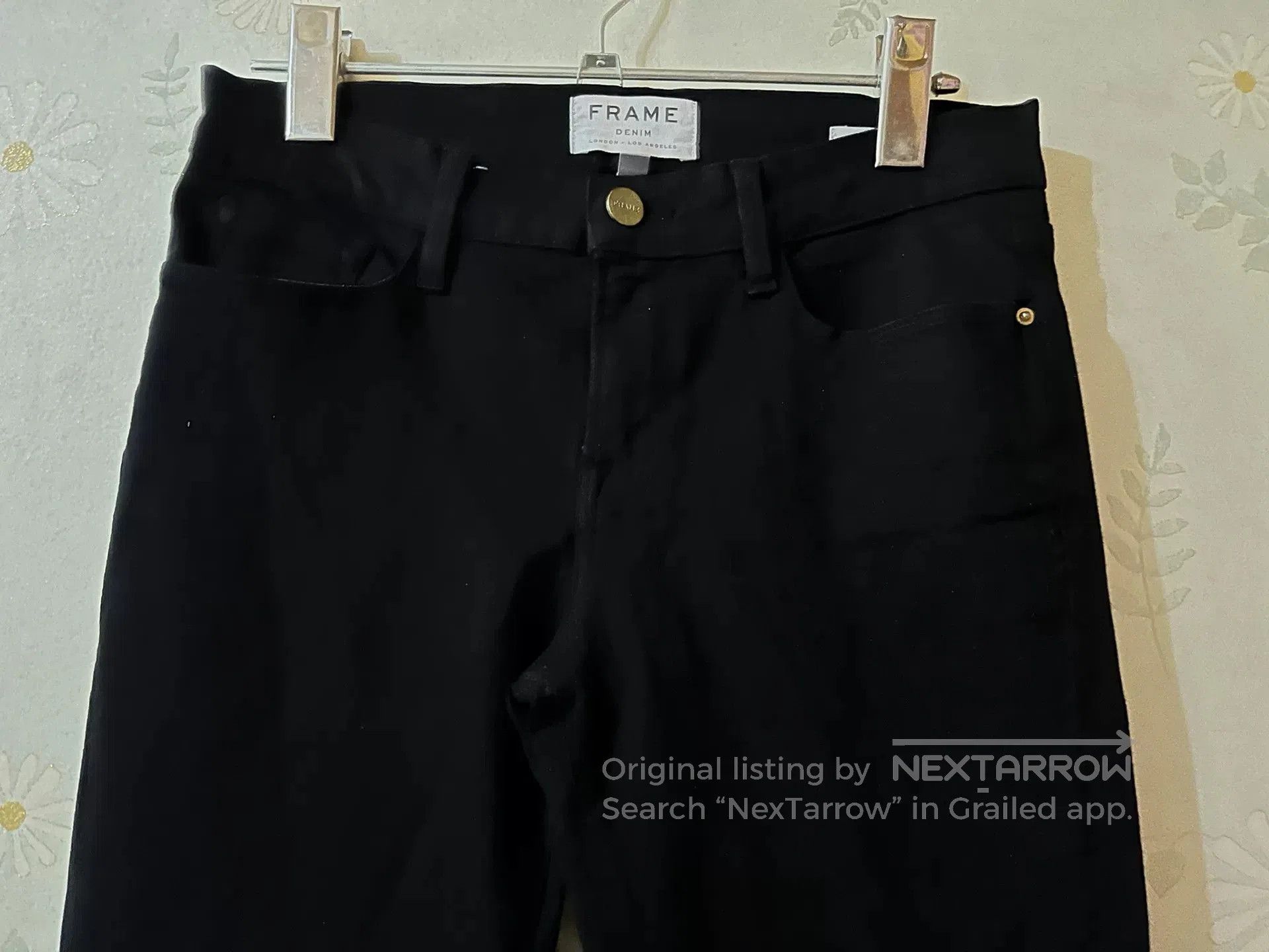 Frame FRAME Stretch Slim Black Jeans Size 27. Size 27" / US 4 / IT 40 - 2 Thumbnail