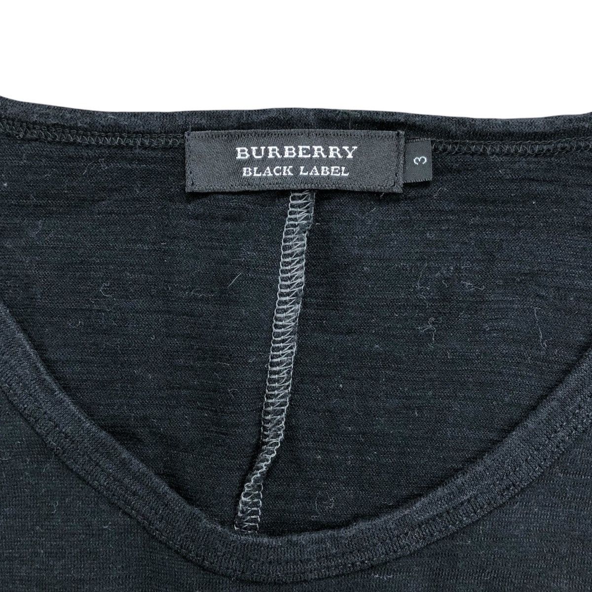 Black Label × Burberry × Designer Vintage Burberry Black Label Small Logo Long Sleeve Tee Size US M / EU 48-50 / 2 - 4 Thumbnail