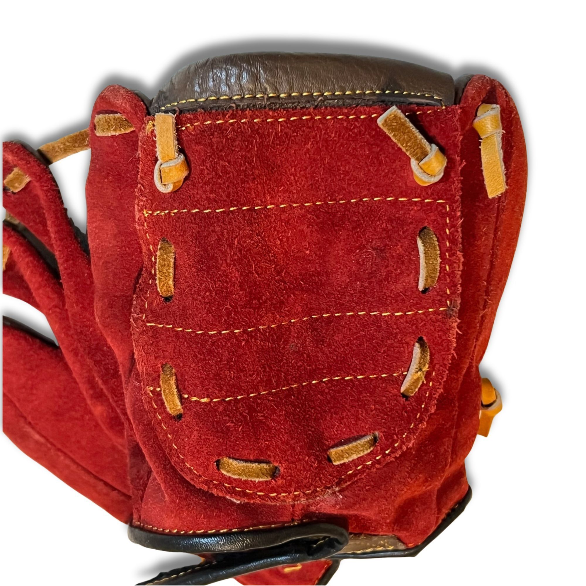 Other Palomares A1 Baseball Fielding Glove Genuine Leather Red/Bro Size ONE SIZE - 3 Thumbnail