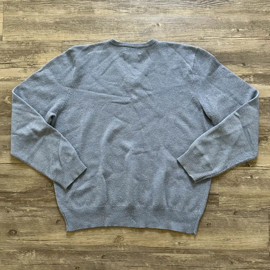 Polo Ralph Lauren Vintage Polo Ralph Lauren V-Neck Lambs Wool Knit Sweater Size US XL / EU 56 / 4 - 4 Thumbnail