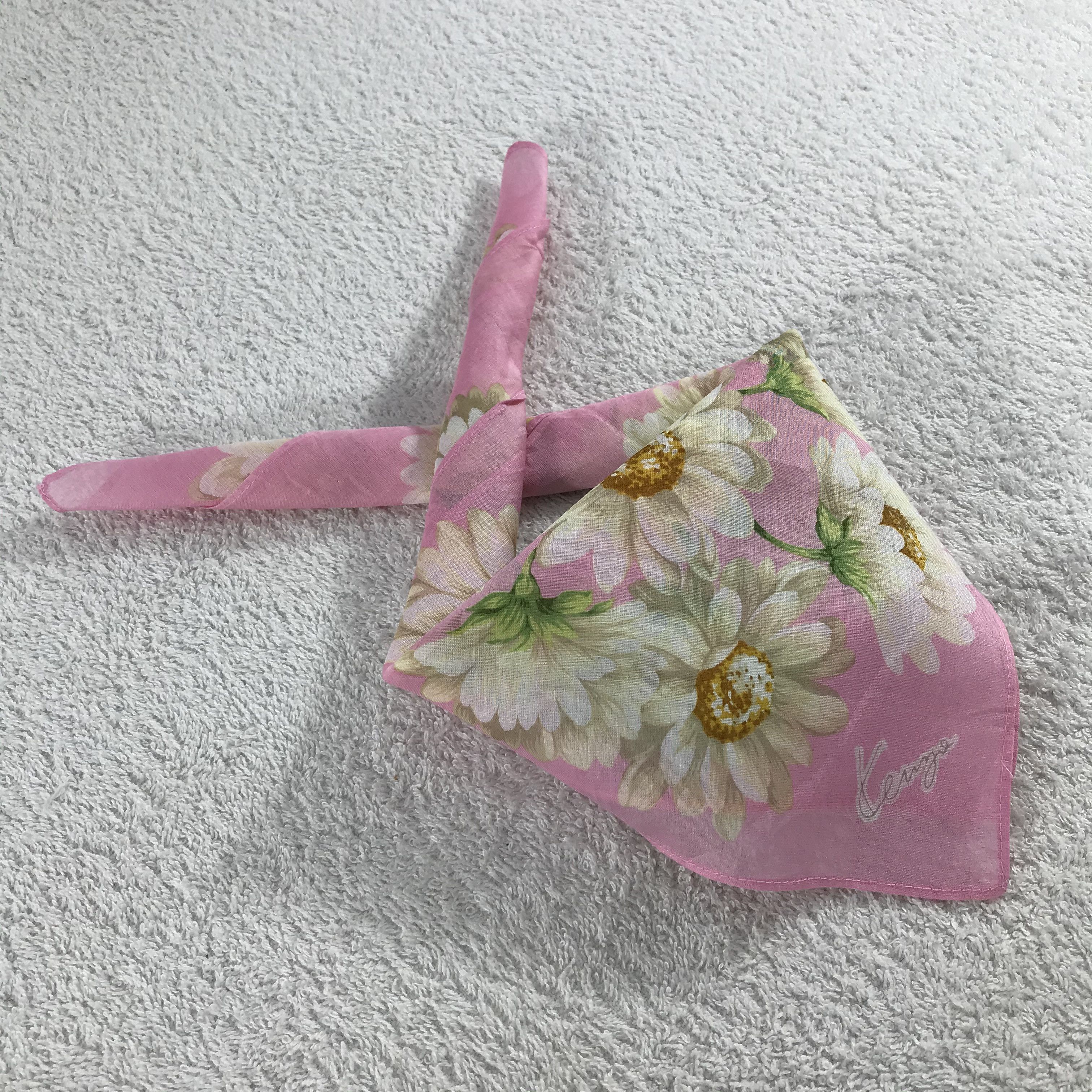 Kenzo × Vintage Kenzo Bandana / Handkerchief / Neckerchief - S348 Size ONE SIZE - 4 Thumbnail