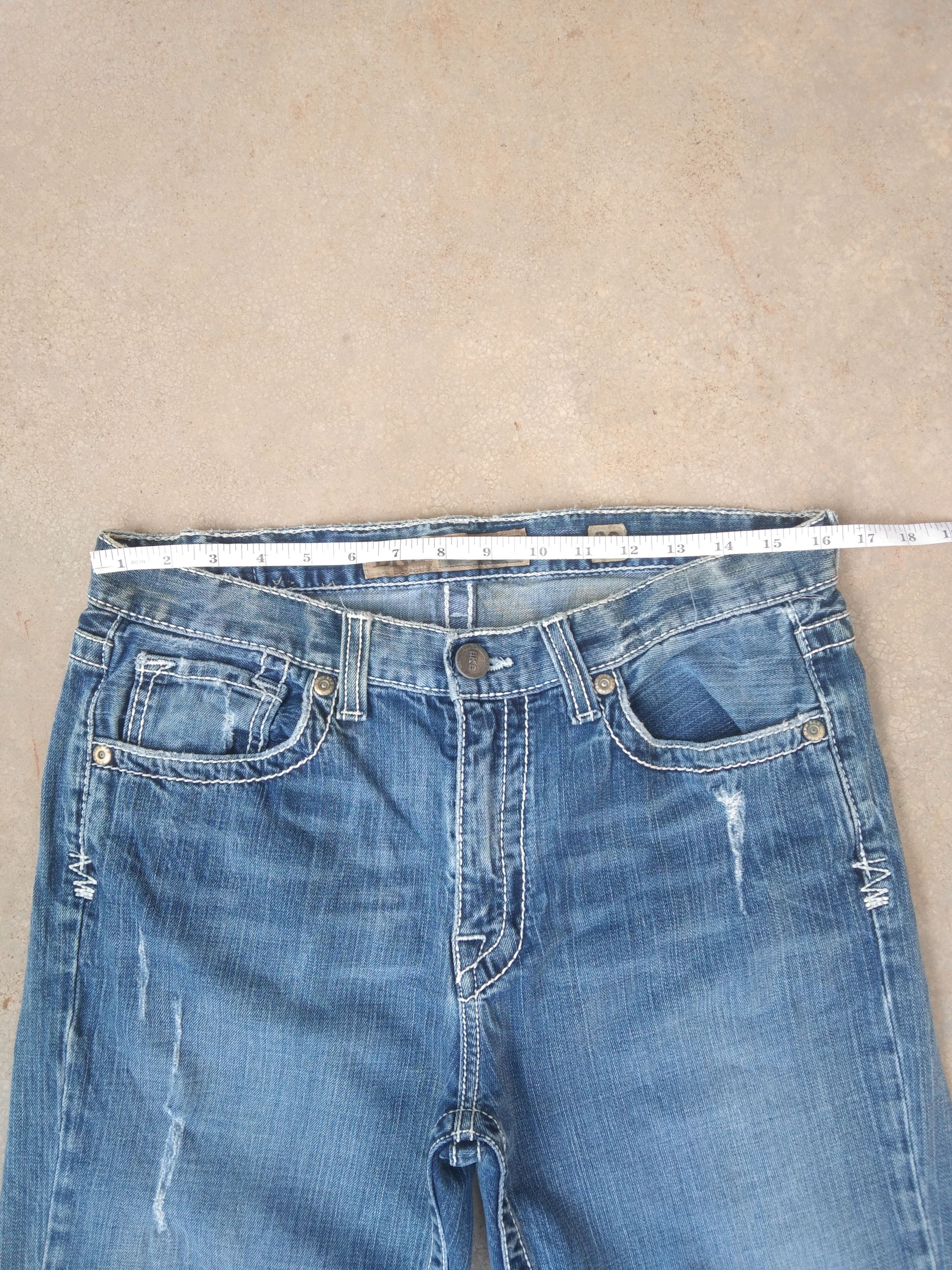 Jean Y2k Vintage Buckle BKE 'Tyler' Bootcut Flared Jeans 32x32 Size US 32 / EU 48 - 6 Thumbnail