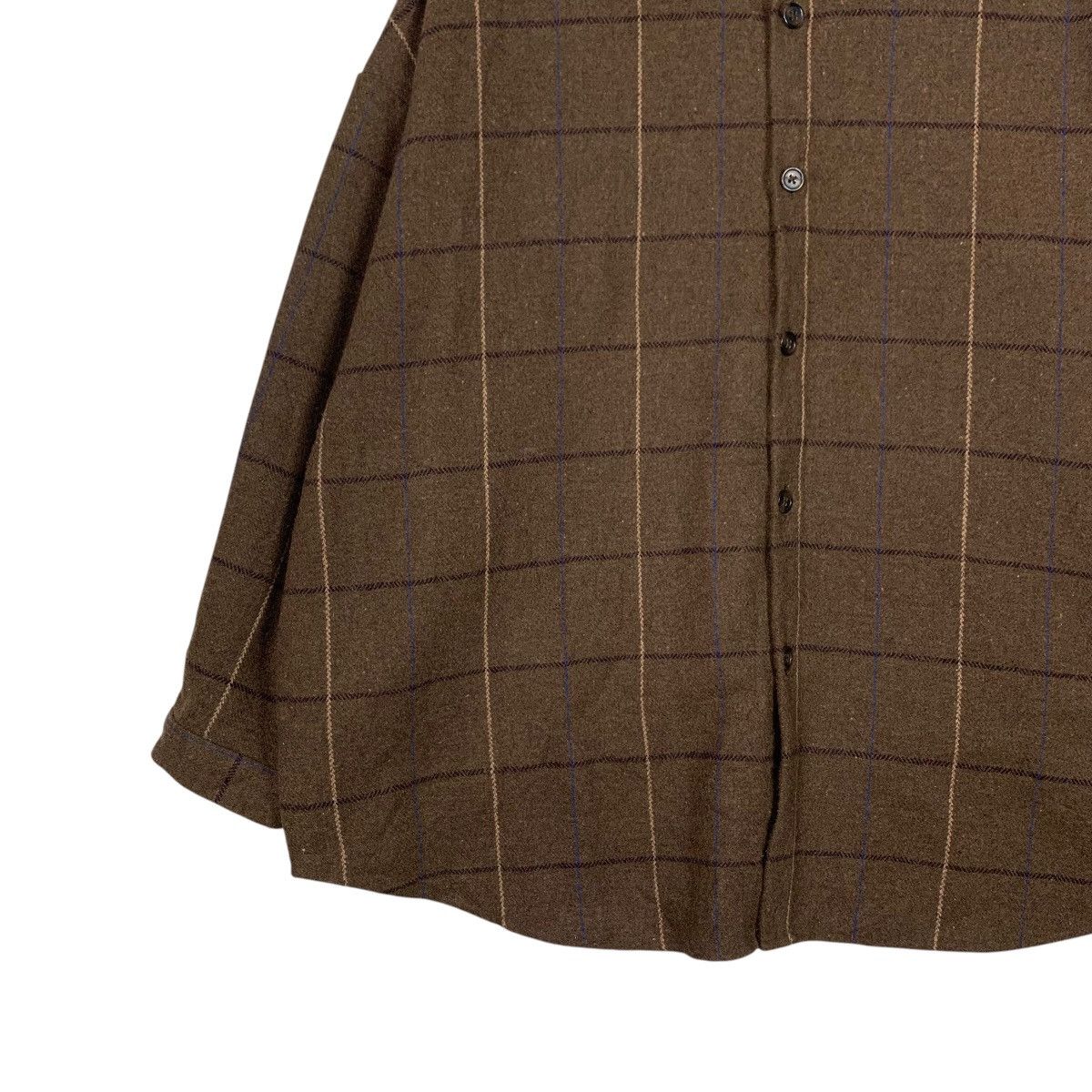 Flannel WEGO Checked Flannel Oversized Button Shirt #2300-C102 Size US L / EU 52-54 / 3 - 3 Thumbnail