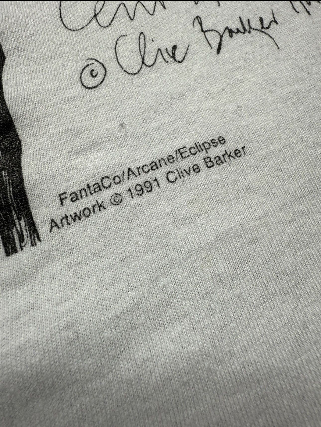 Vintage Title: 1991 Clive Barker Cenobite Tee XL Single Stitch Horro Size US XL / EU 56 / 4 - 5 Thumbnail