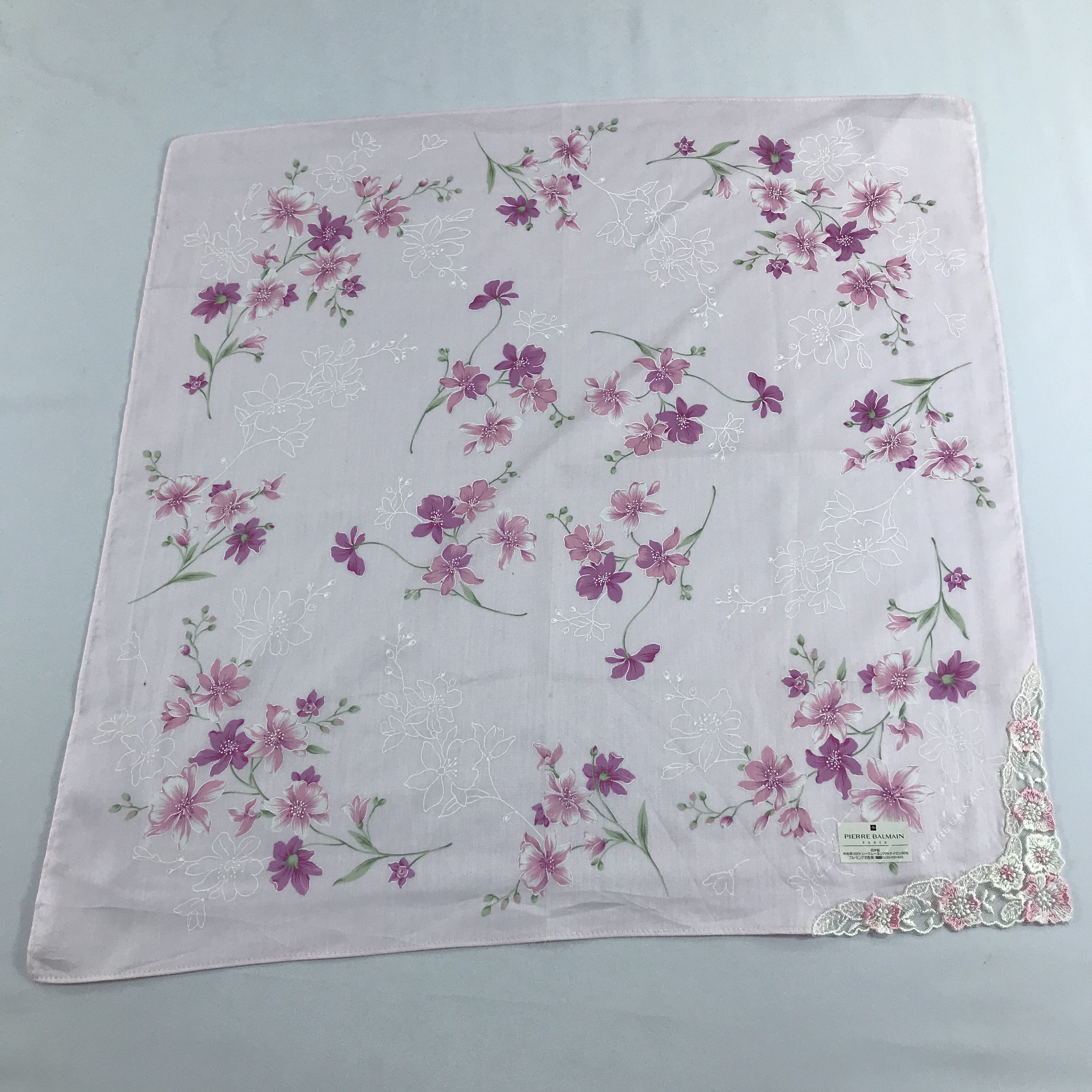 Pierre Balmain × Vintage Pierre Balmain Handkerchief Neckerchief Bandana H1096 Size ONE SIZE - 2 Thumbnail