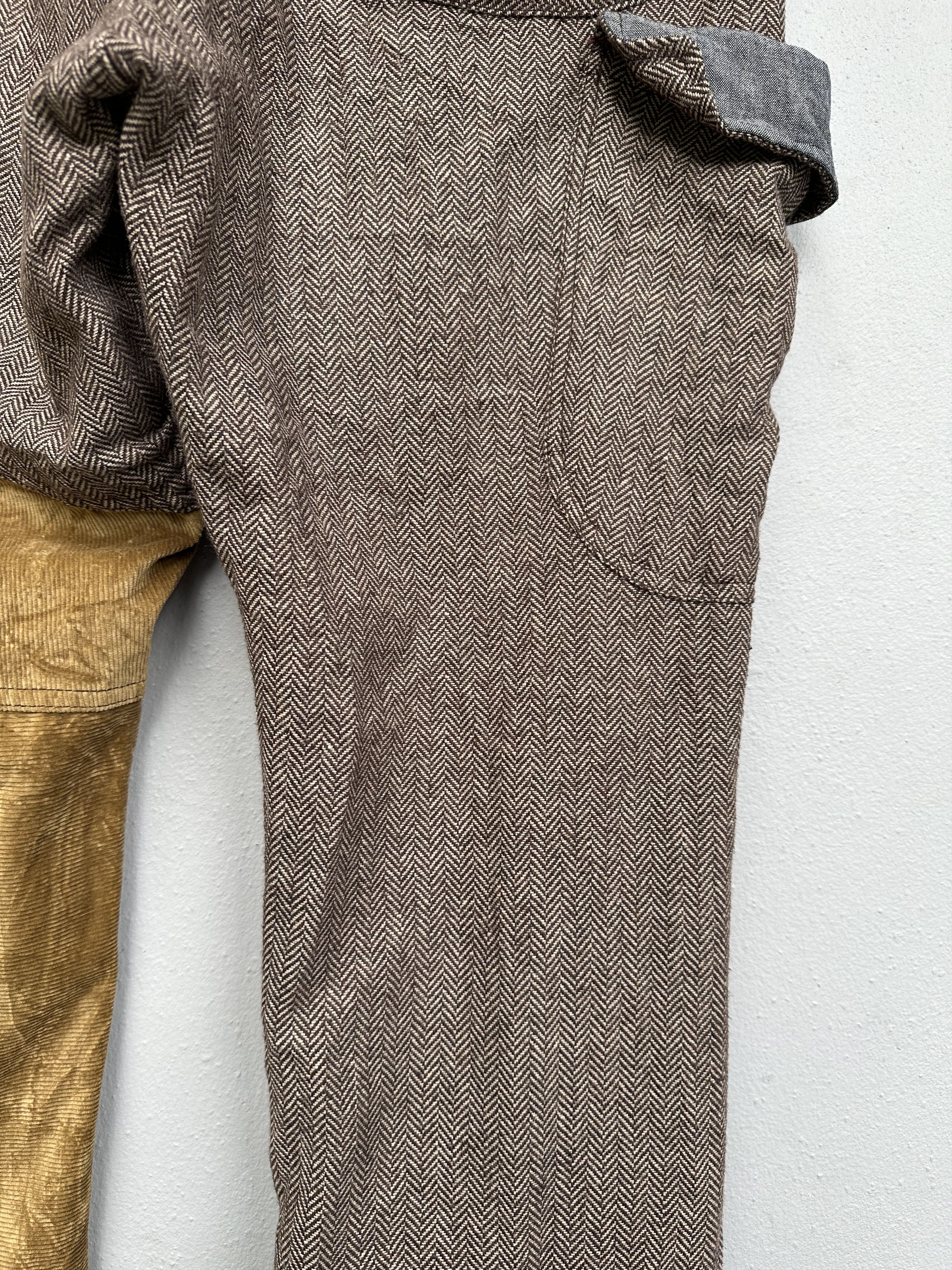 Kapital Brth Breath Reconstructed Hybrid Reworked Patchwork Pant Size US 34 / EU 50 - 21 Thumbnail