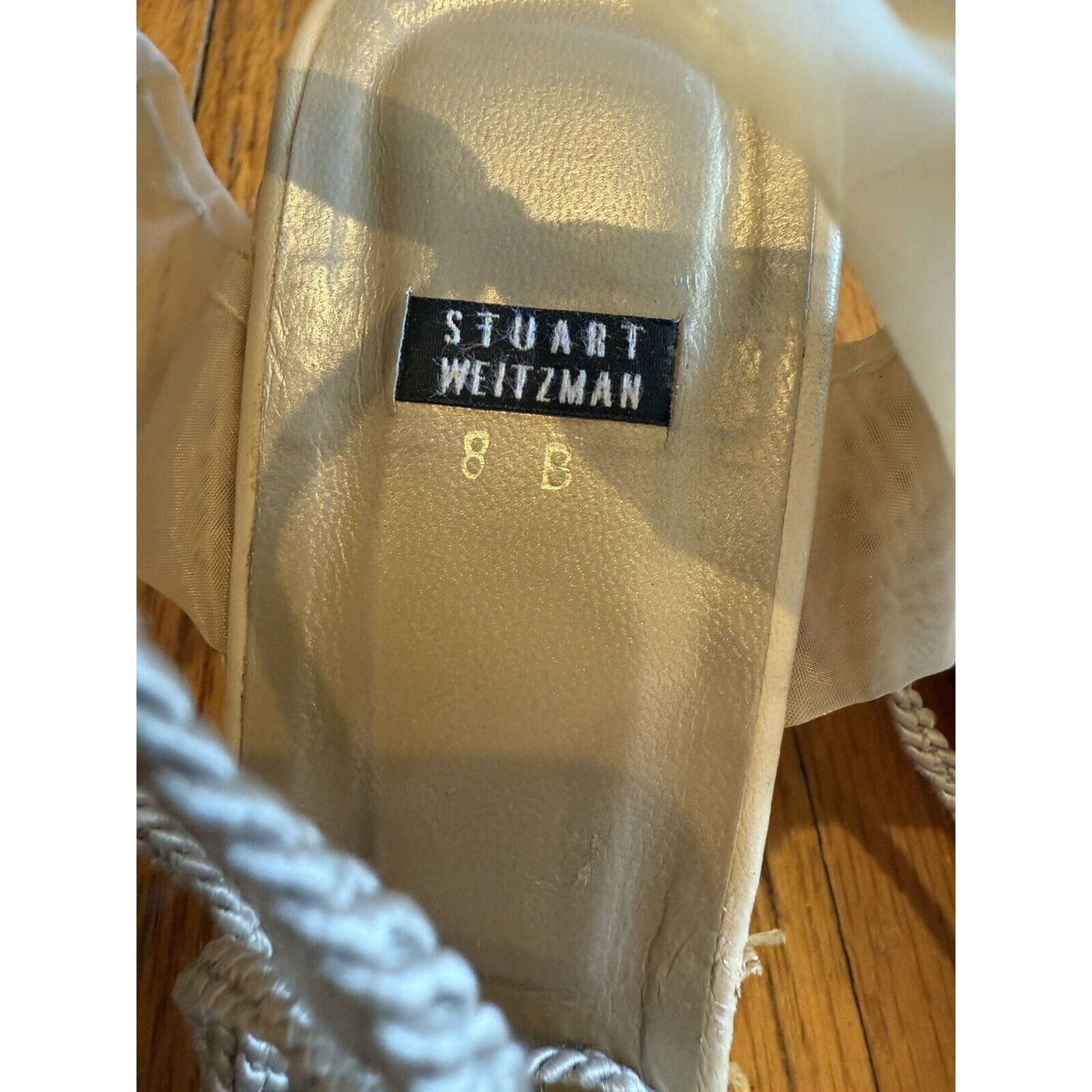 Stuart Weitzman Vintage Stuart Weitzman Chiffon Tie Up Espadrille Shoes 8B Size US 8 / IT 38 - 2 Thumbnail