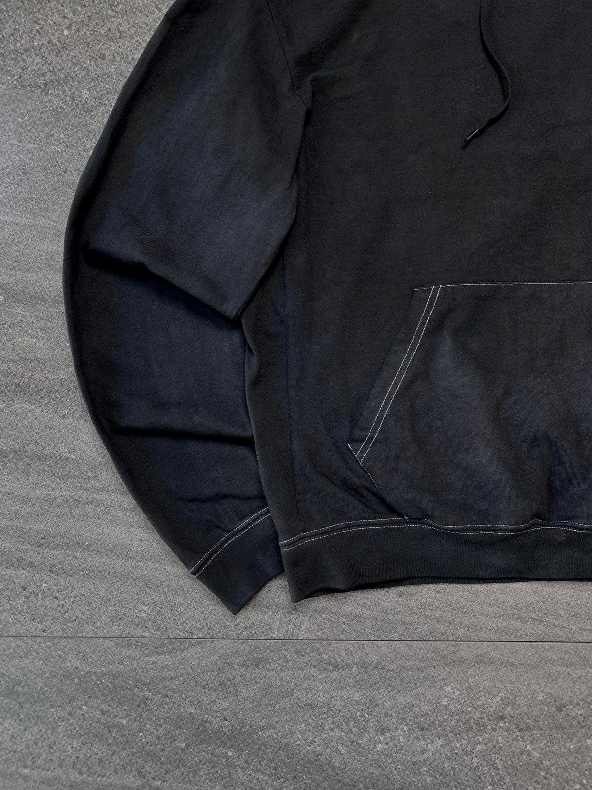 Vetements FREE TAX! Black Dyed Embroidery Logo Hoodie - Small Size US S / EU 44-46 / 1 - 3 Thumbnail