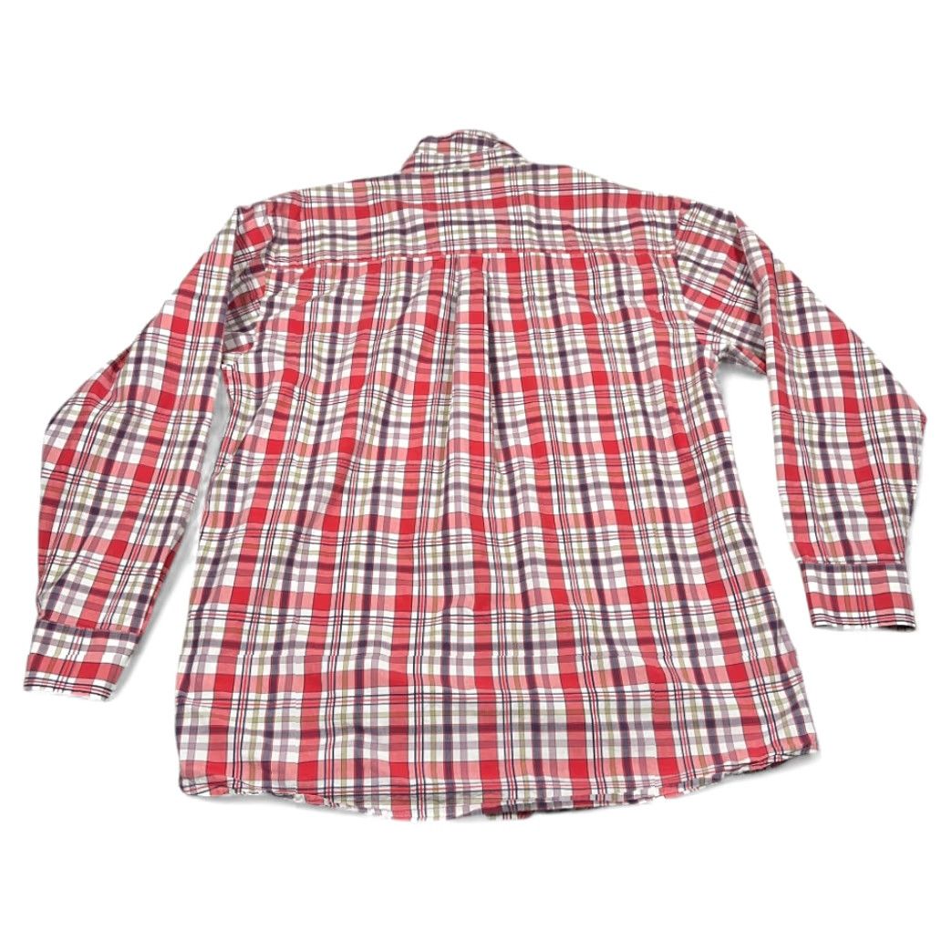 Wrangler Wrangler George Strait Shirt Adult XL Red Plaid Western Cowboy Music Shirt | Long Sleeve Button-Up Cotton with Pockets Size US XL / EU 56 / 4 - 3 Thumbnail