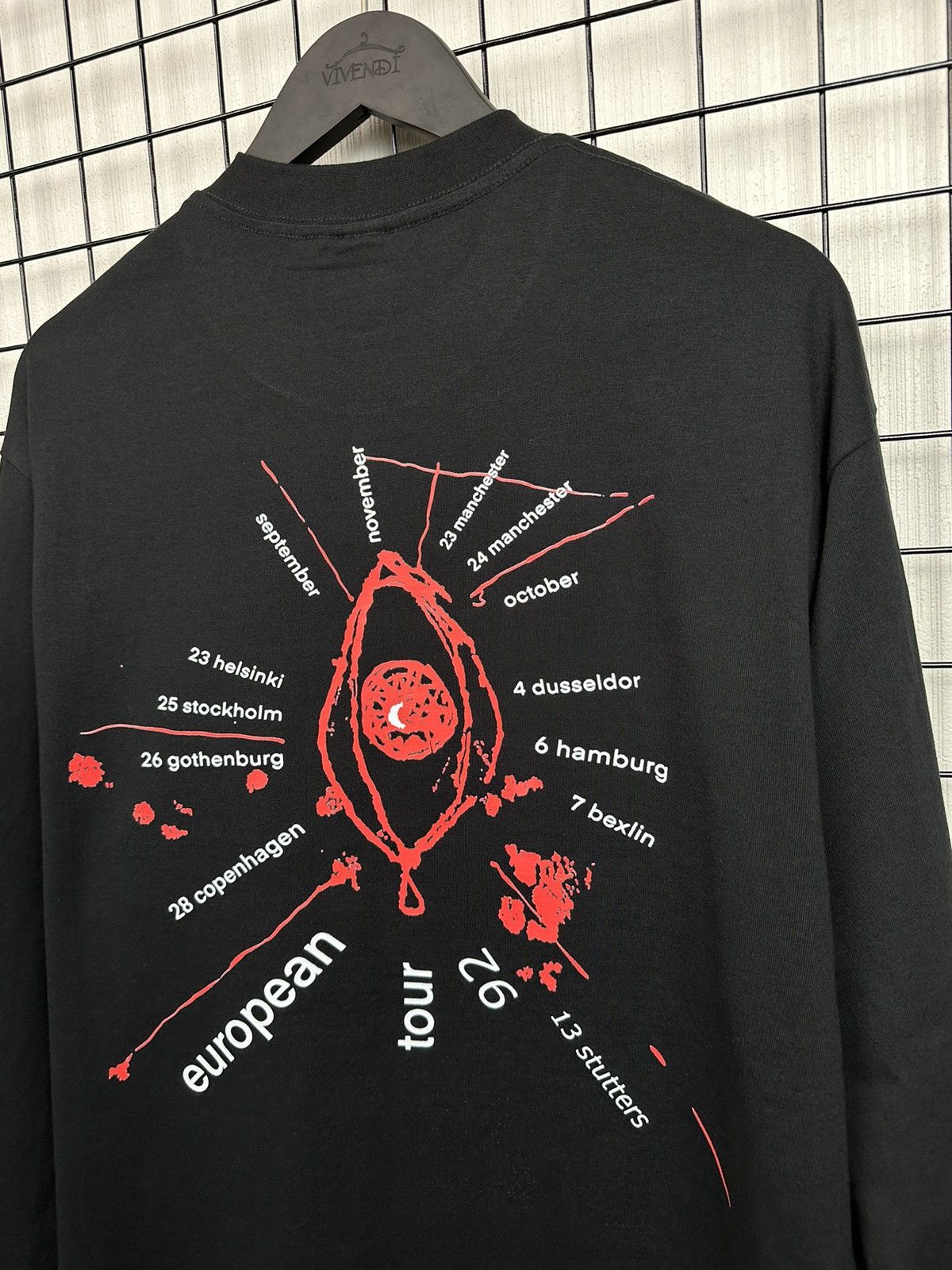 Band Tees The Cure “Wish” album Black Long sleeve Men L Tee shirt Size US L / EU 52-54 / 3 - 12 Thumbnail