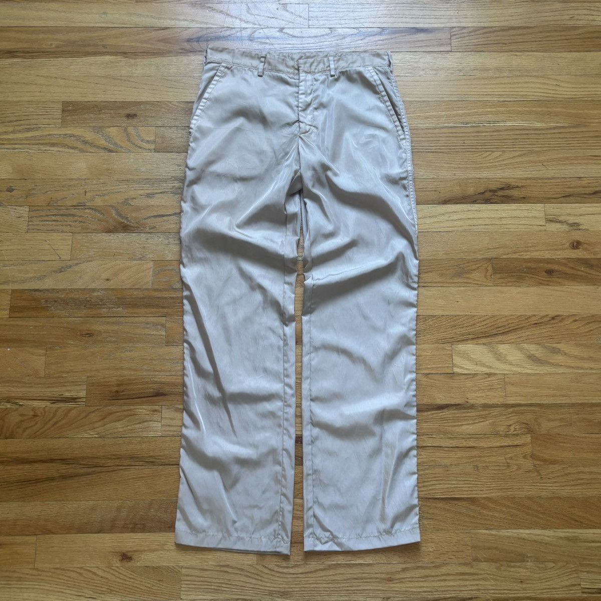 Prada Early 2000s Nylon Pants Size US 30 / EU 46 - 1 Thumbnail