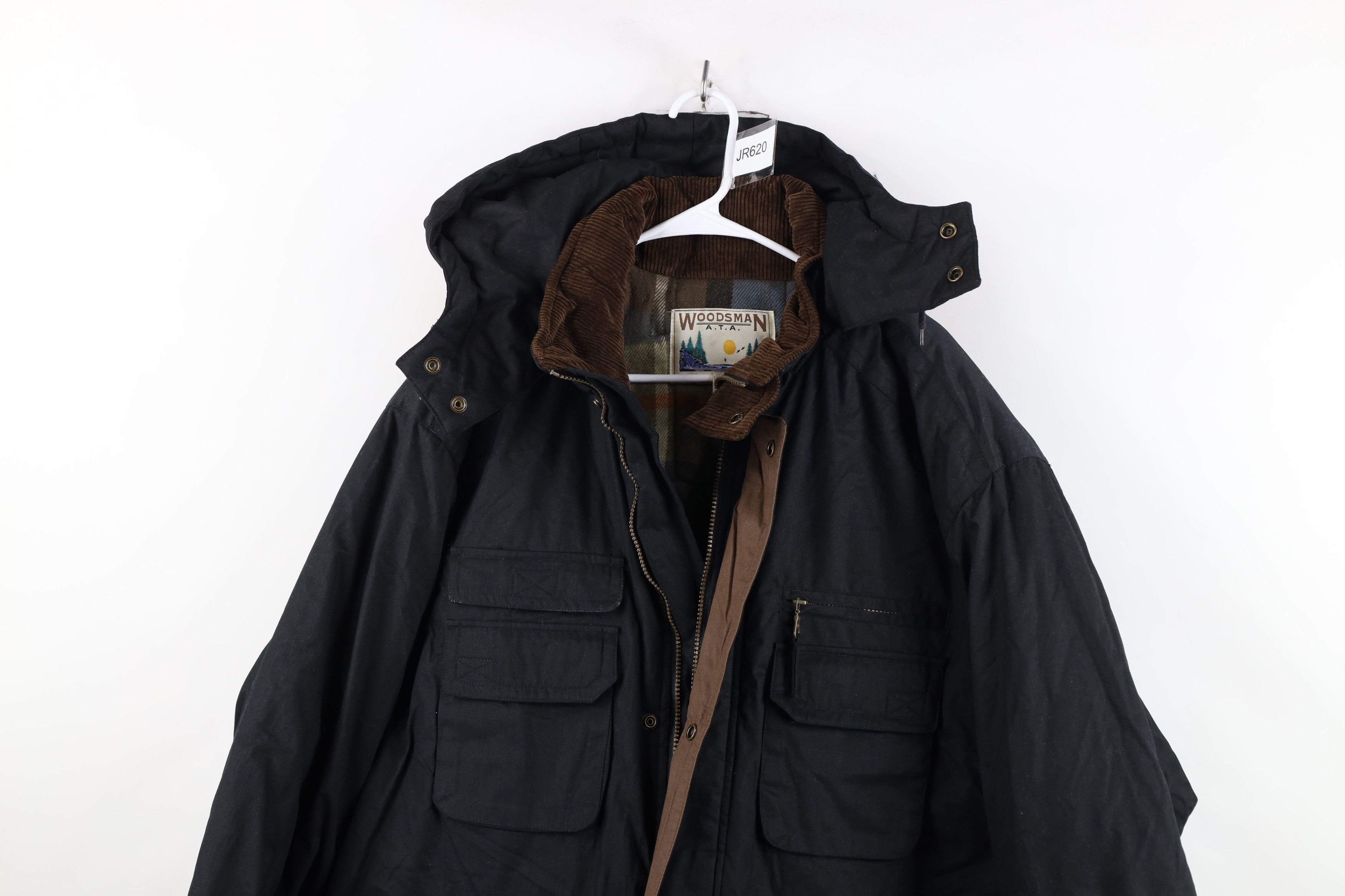 Vintage Vintage 90s Streetwear Heavyweight Hooded Puffer Jacket Size US XL / EU 56 / 4 - 2 Thumbnail