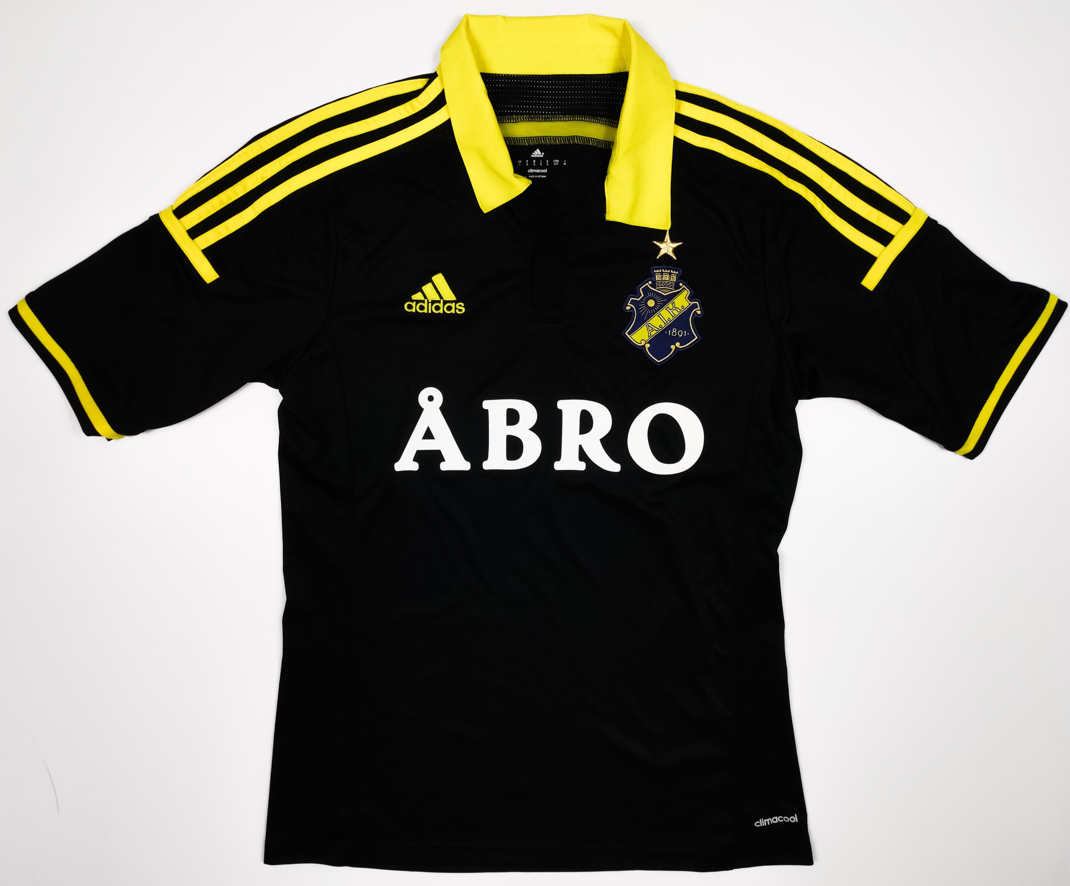 Adidas AIK Fotboll 2014 2015 Adidas Home Shirt Stockholm Size US S / EU 44-46 / 1 - 1 Thumbnail