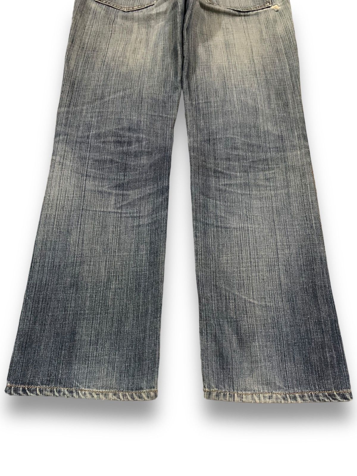 Gap × Yeezy Vintage Gap 1969 Faded Straight Leg Distressed Grunge Jeans Size US 32 / EU 48 - 13 Thumbnail