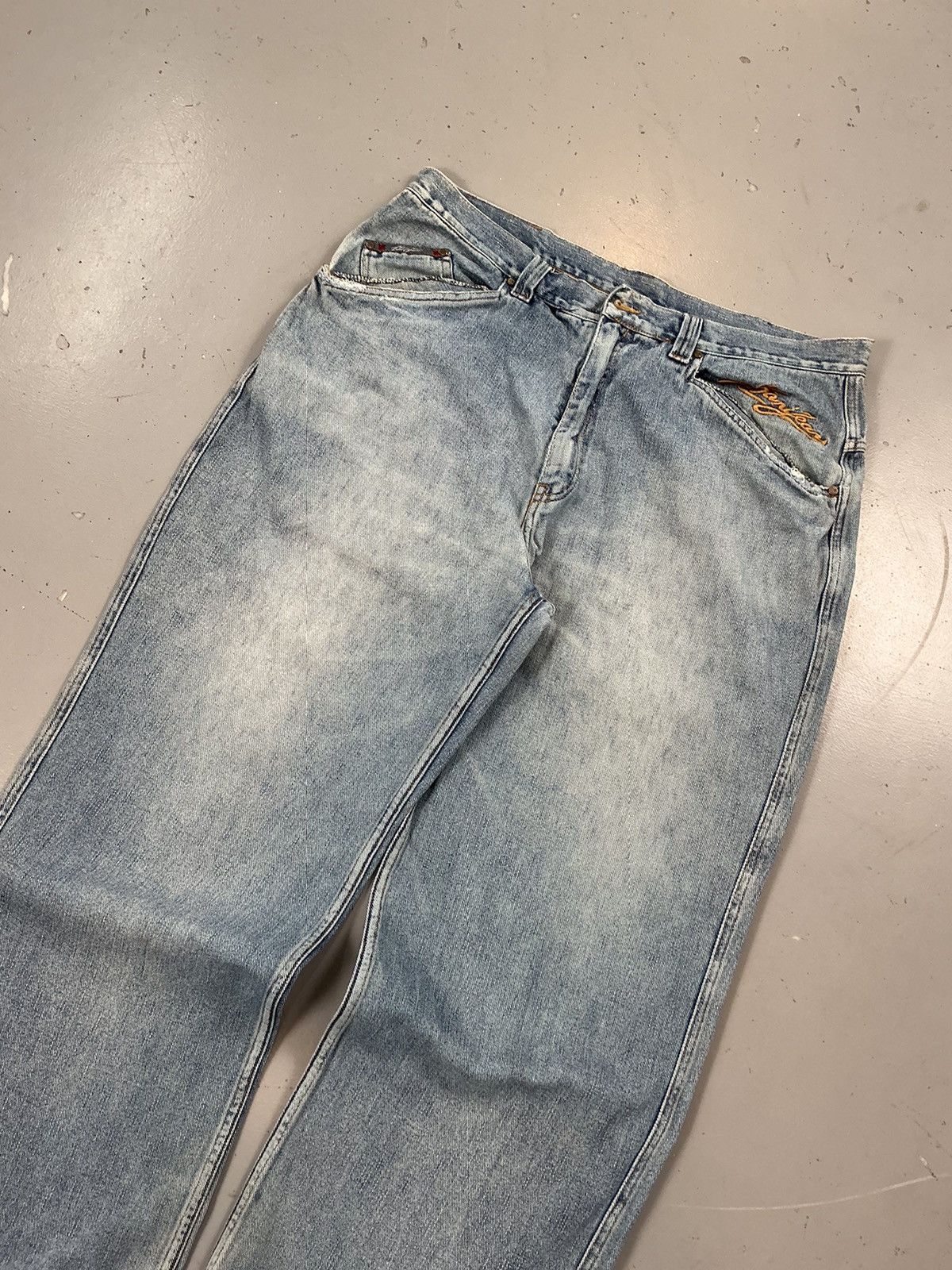 Karl Kani × Vintage Vintage Kani jeans distressed loose fit denim Size US 40 / EU 56 - 5 Thumbnail