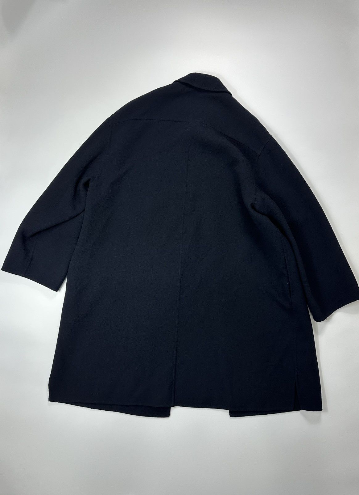 Max Mara Max Mara Wool Cape Black Size L / US 10 / IT 46 - 10 Thumbnail