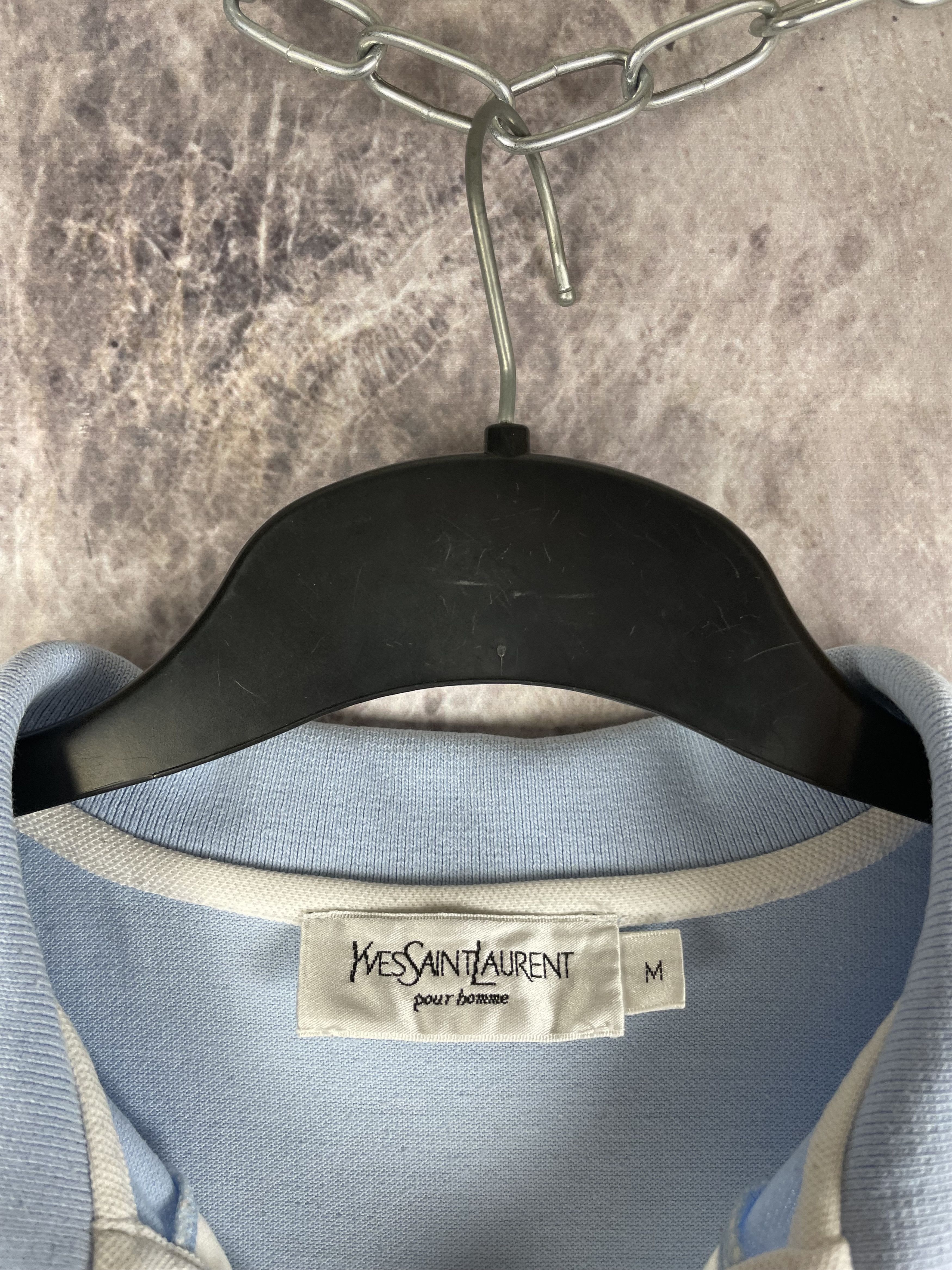 Yves Saint Laurent Yves Saint Laurent vintage polo shirt ysl Size US M / EU 48-50 / 2 - 5 Thumbnail