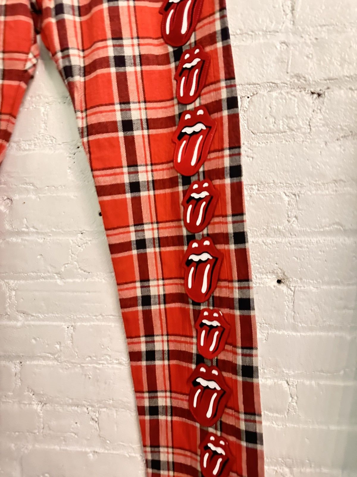 Chrome Hearts CHROME HEARTS 1 of 6 ROLLING STONES PATCH JEANS Size US 31 - 8 Thumbnail