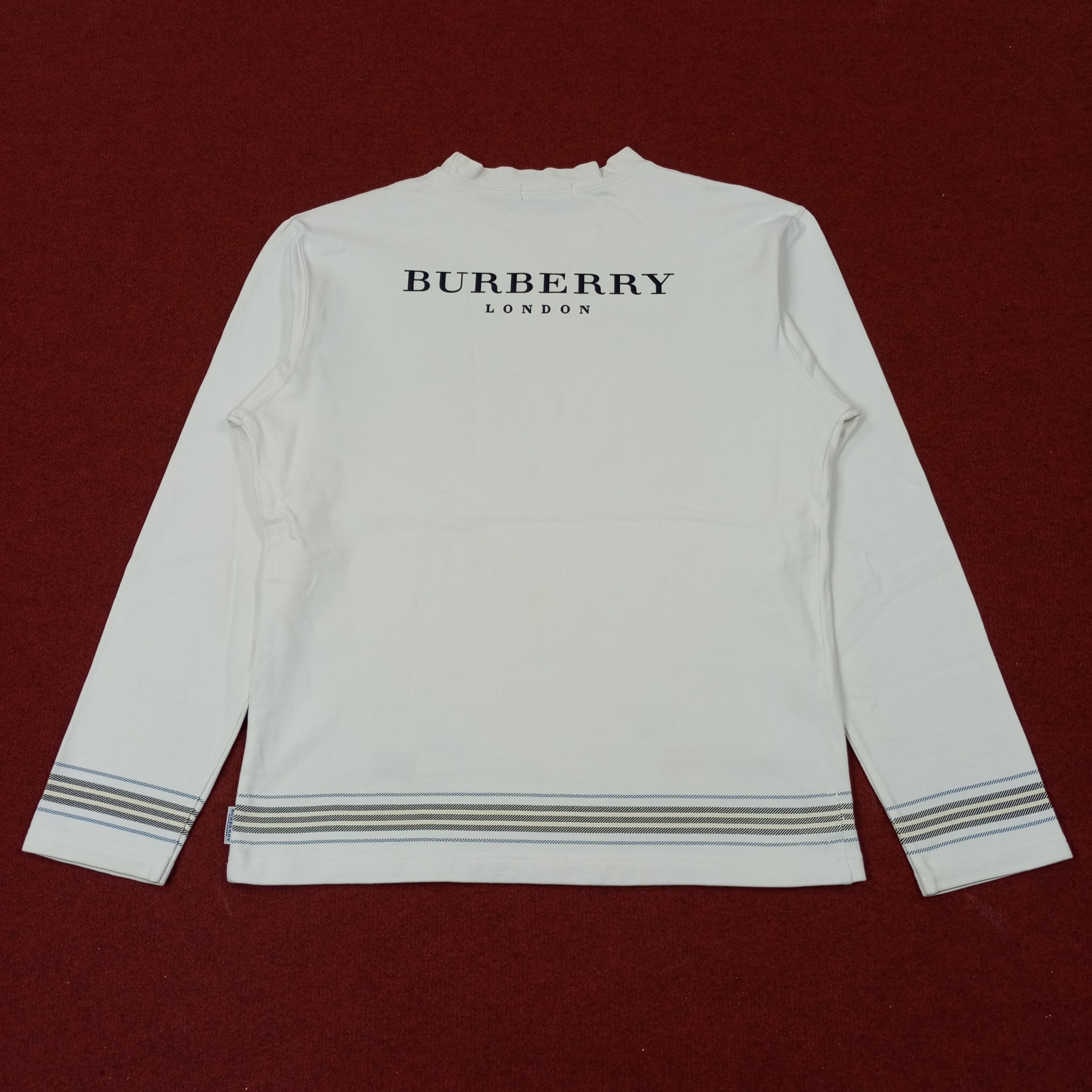 Burberry Burberry London Blue Label Fashion Custom Sweatshirt c248n1 Size US M / EU 48-50 / 2 - 1 Thumbnail