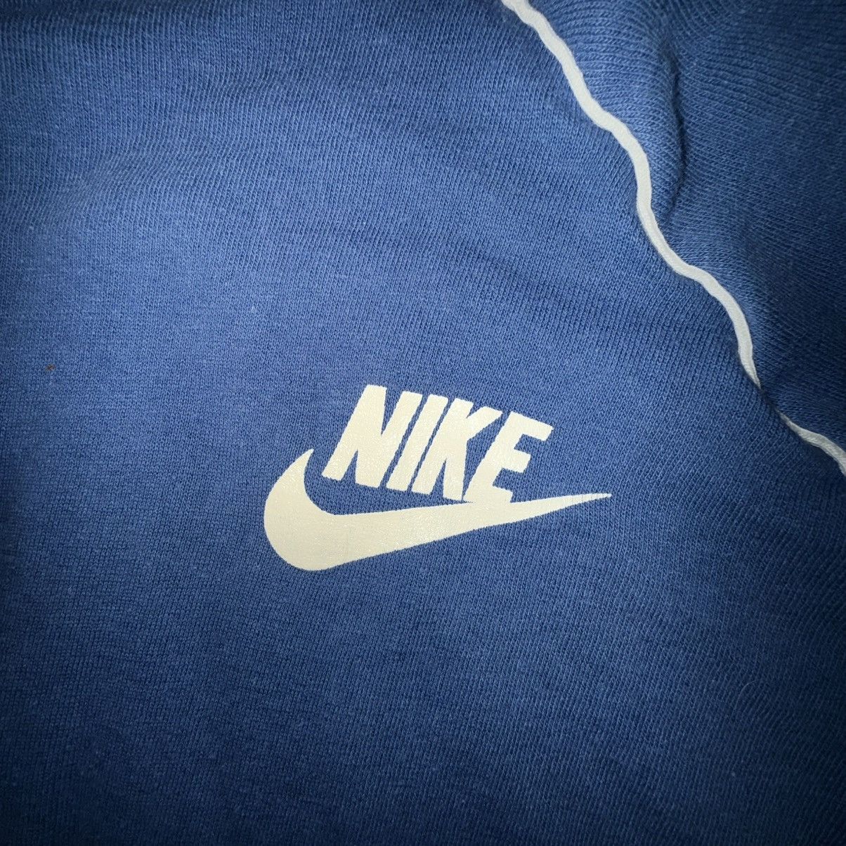 Nike 1980s Archival Nike White Tag Raglan Piping Sweatshirt Size US L / EU 52-54 / 3 - 3 Thumbnail