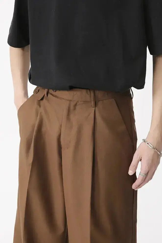 Japanese Brand Casual Loose Solid Pants Trousers Size US 32 / EU 48 - 4 Thumbnail