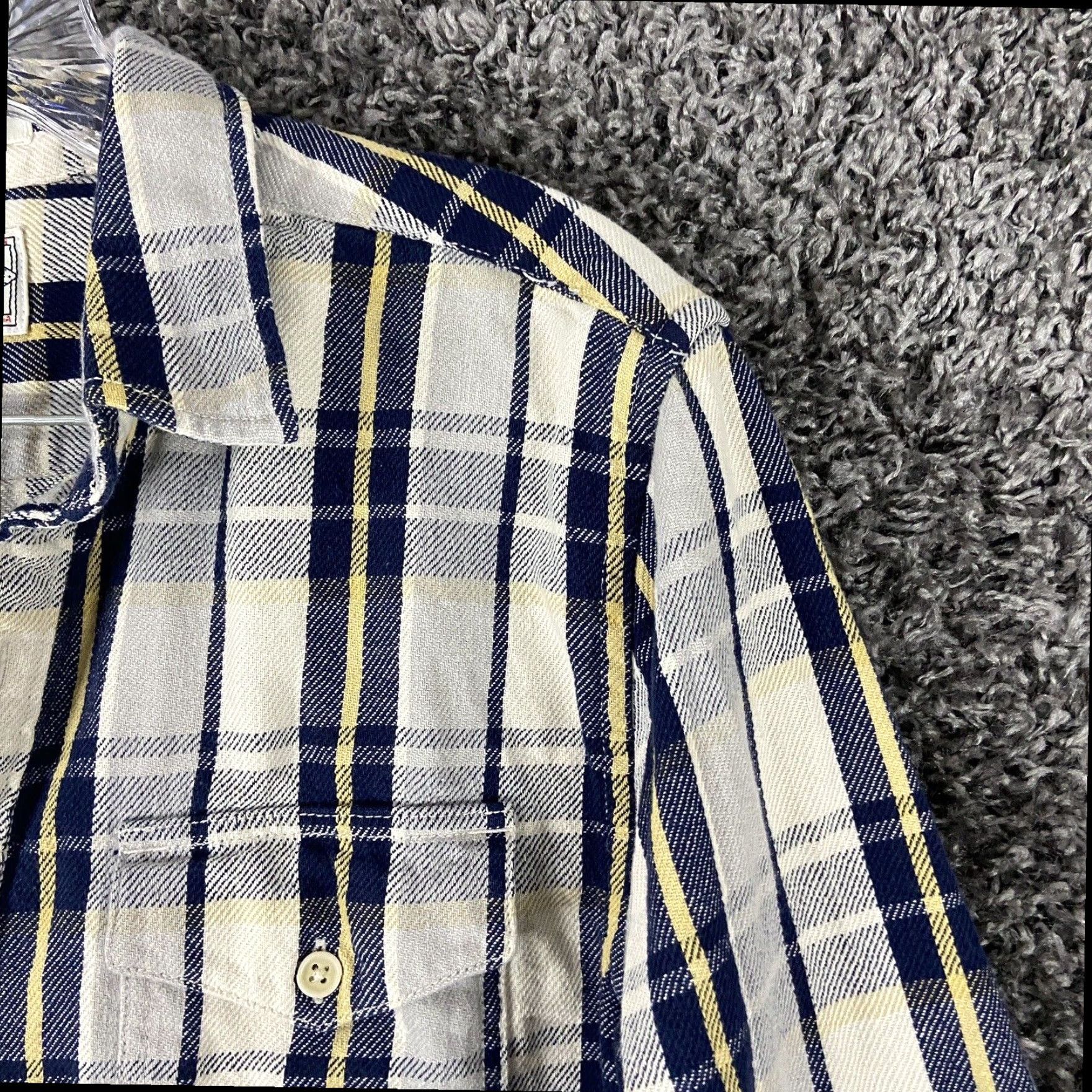 Lucky Brand Lucky Brand Multicolor Plaid Flannel Button-Up Shirt Womens Small California Size S / US 4 / IT 40 - 4 Thumbnail