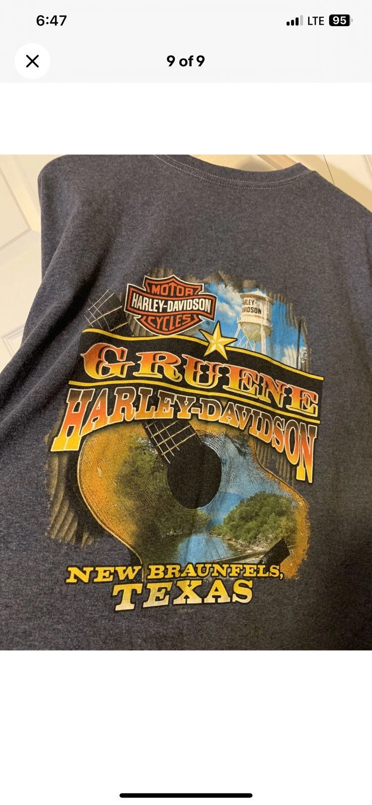 Harley Davidson Harley Davidson mens sz XL New Braunfels TX Gruene t shirt Size US XL / EU 56 / 4 - 9 Thumbnail