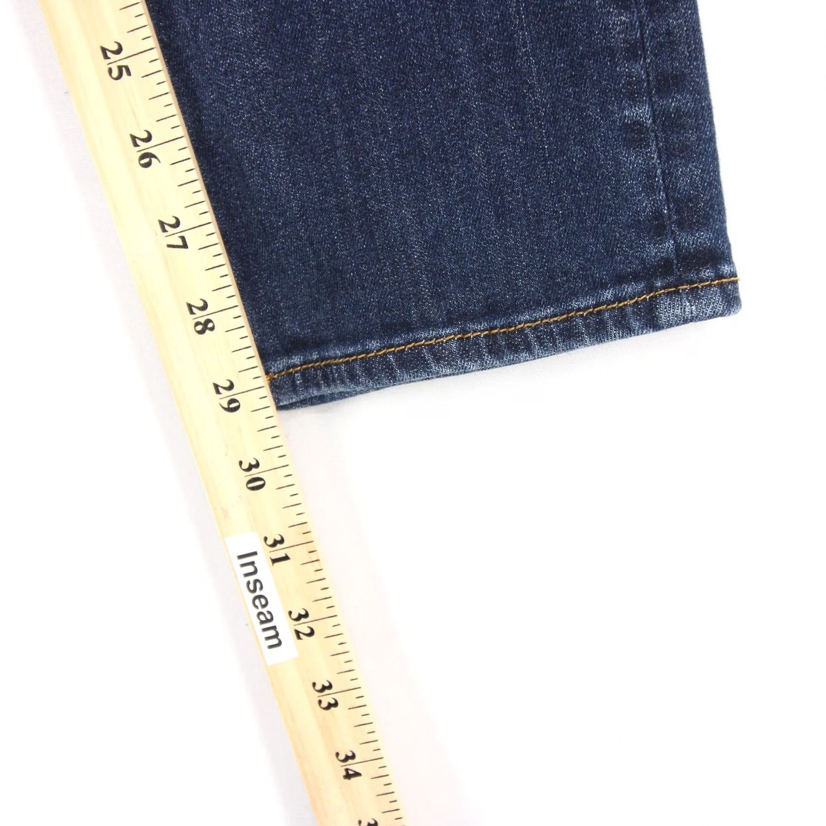Vintage Driftwood Audrey Jeans Womens Blue Straight Leg Stretch Denim 27x31 Size 27" / US 4 / IT 40 - 7 Thumbnail