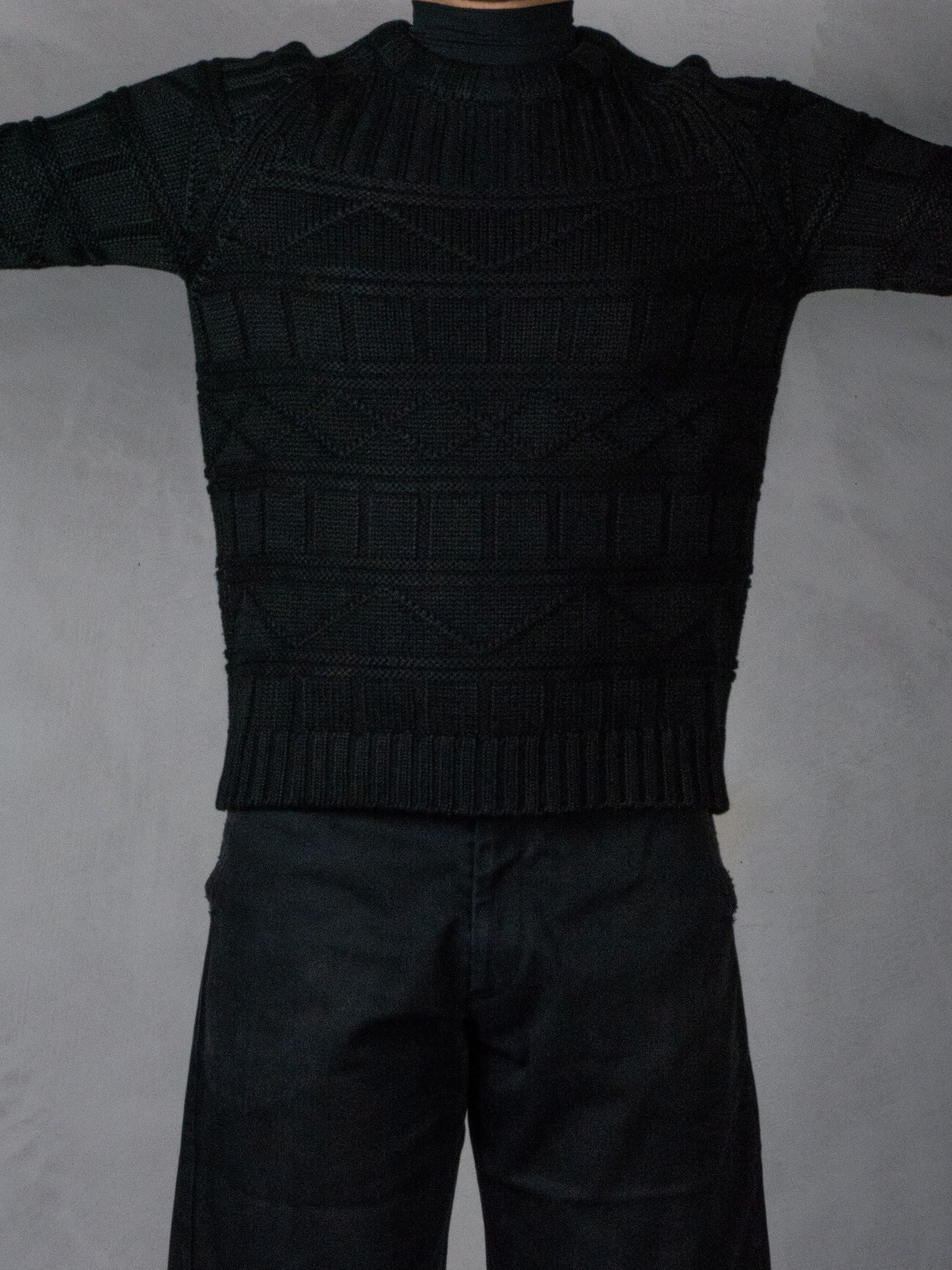 Gosha Rubchinskiy Gosha Rubchinskiy - A/W 2012 - intarsia knit sweater Size US M / EU 48-50 / 2 - 6 Thumbnail