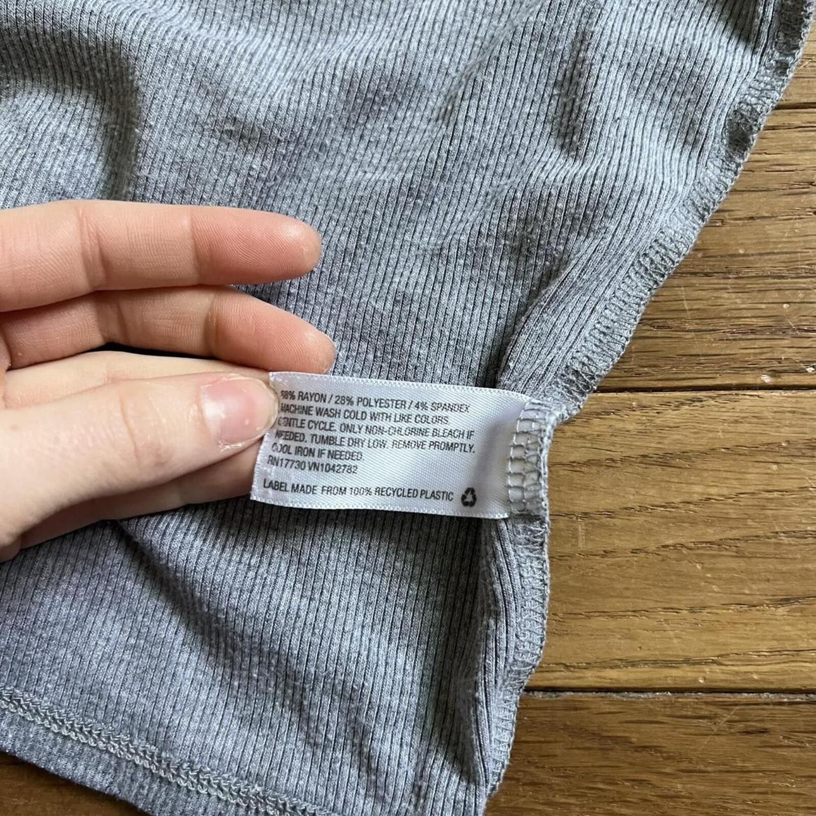 Other Wild Fable Women's Grey Crop-top Size XS / US 0-2 / IT 36-38 - 4 Thumbnail