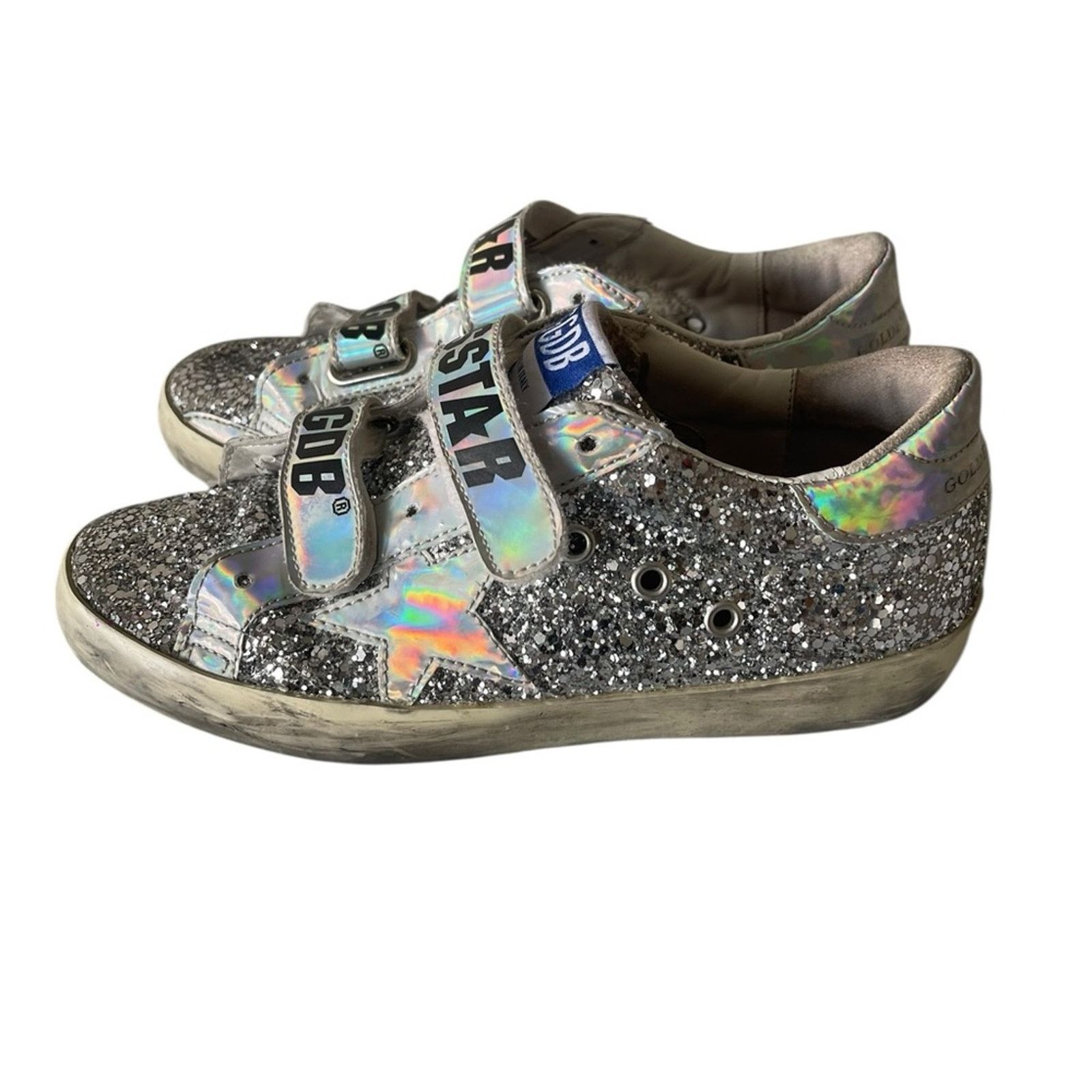 Golden Goose Golden Goose old school Glitter Sneakers Size:36 Size US 5.5 / IT 35.5 - 3 Thumbnail