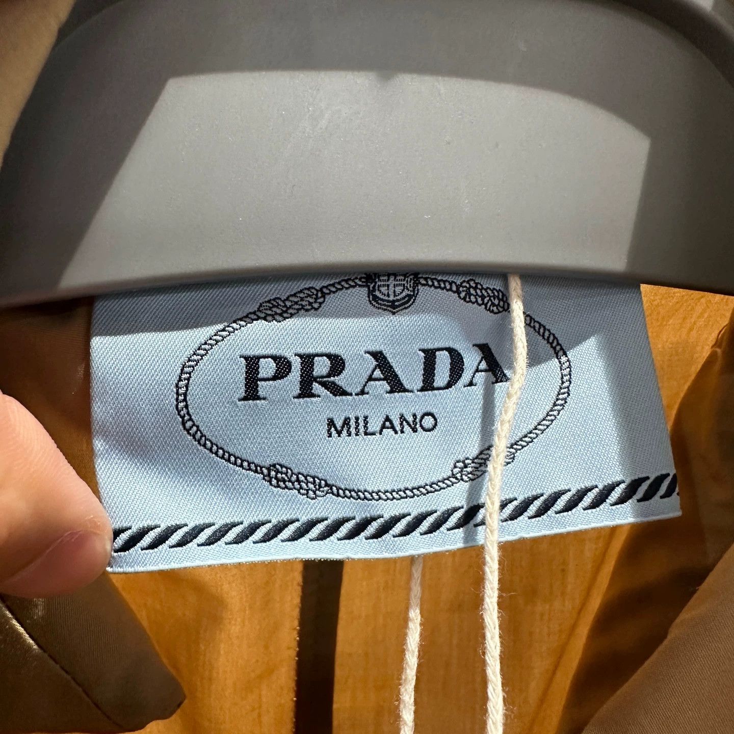 Prada Prada may433 Khaki Waist-tie Shirt Trench Coat 38S Size XS / US 0-2 / IT 36-38 - 3 Thumbnail