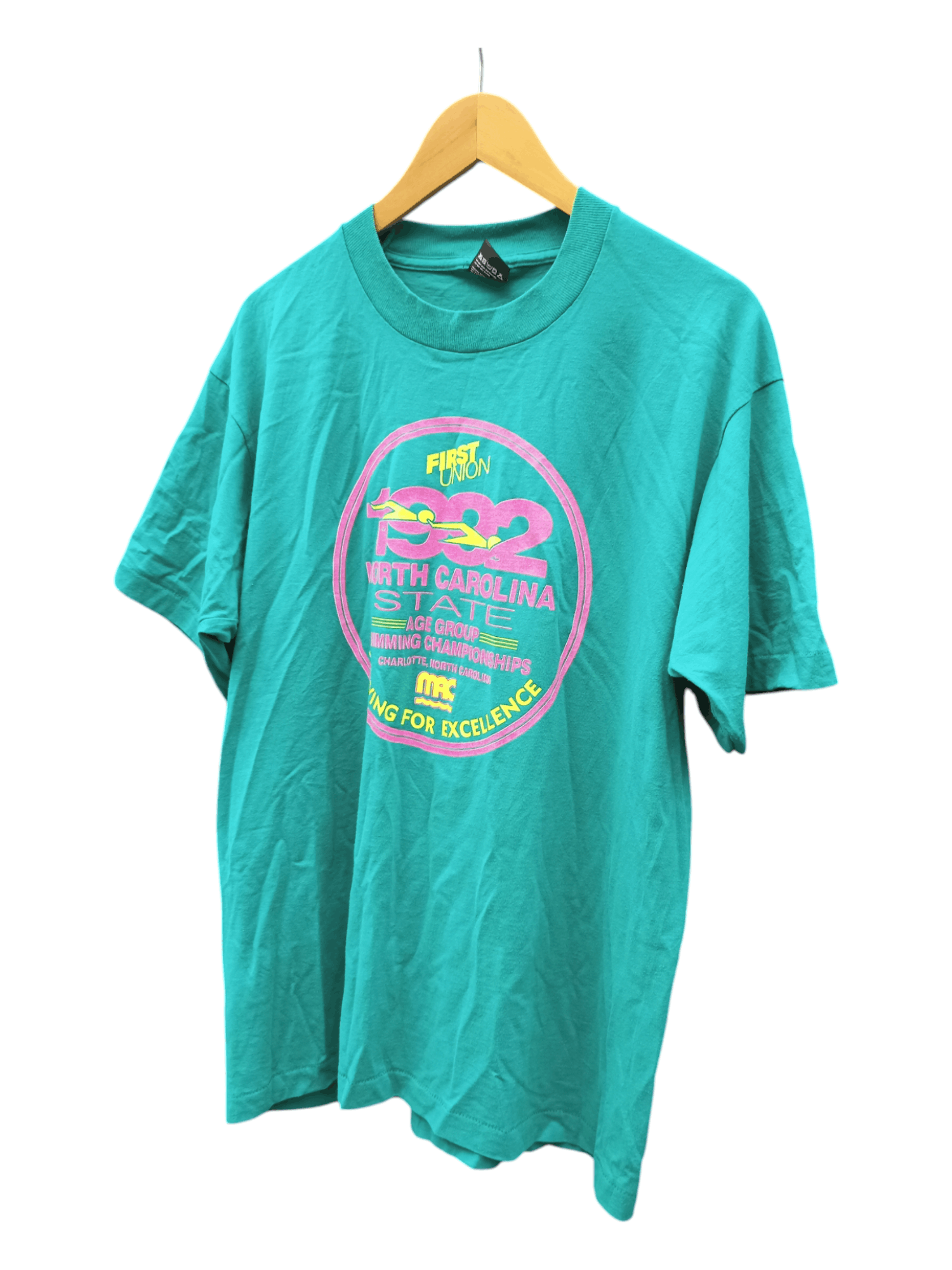 Vintage Vintage 1992 Screen Stars First Union T-Shirt Size US XL / EU 56 / 4 - 3 Thumbnail