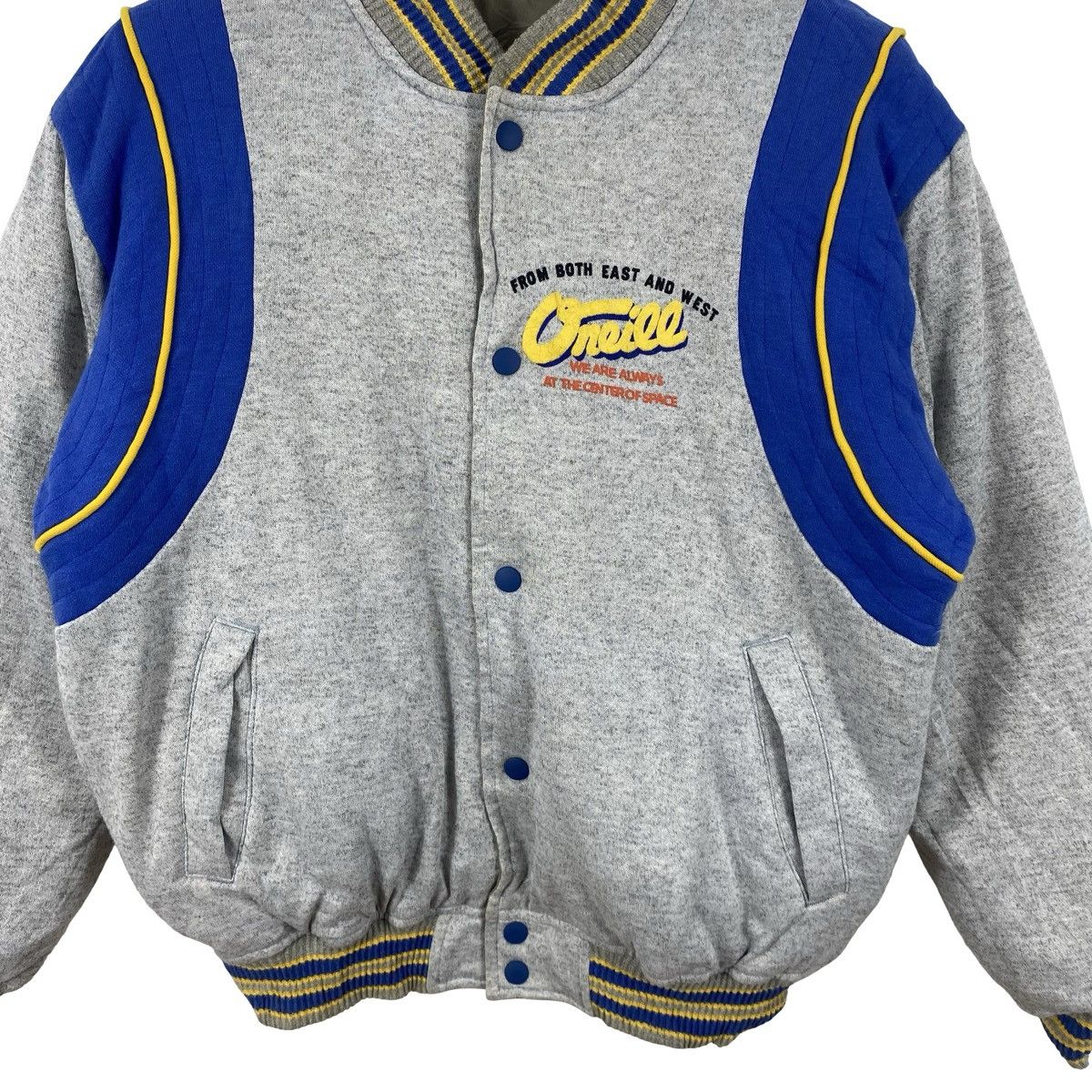 O'Neill Vintage O’NEILL VERSITY Bomber Jacket Snap Button Streetwear Size US L / EU 52-54 / 3 - 6 Thumbnail