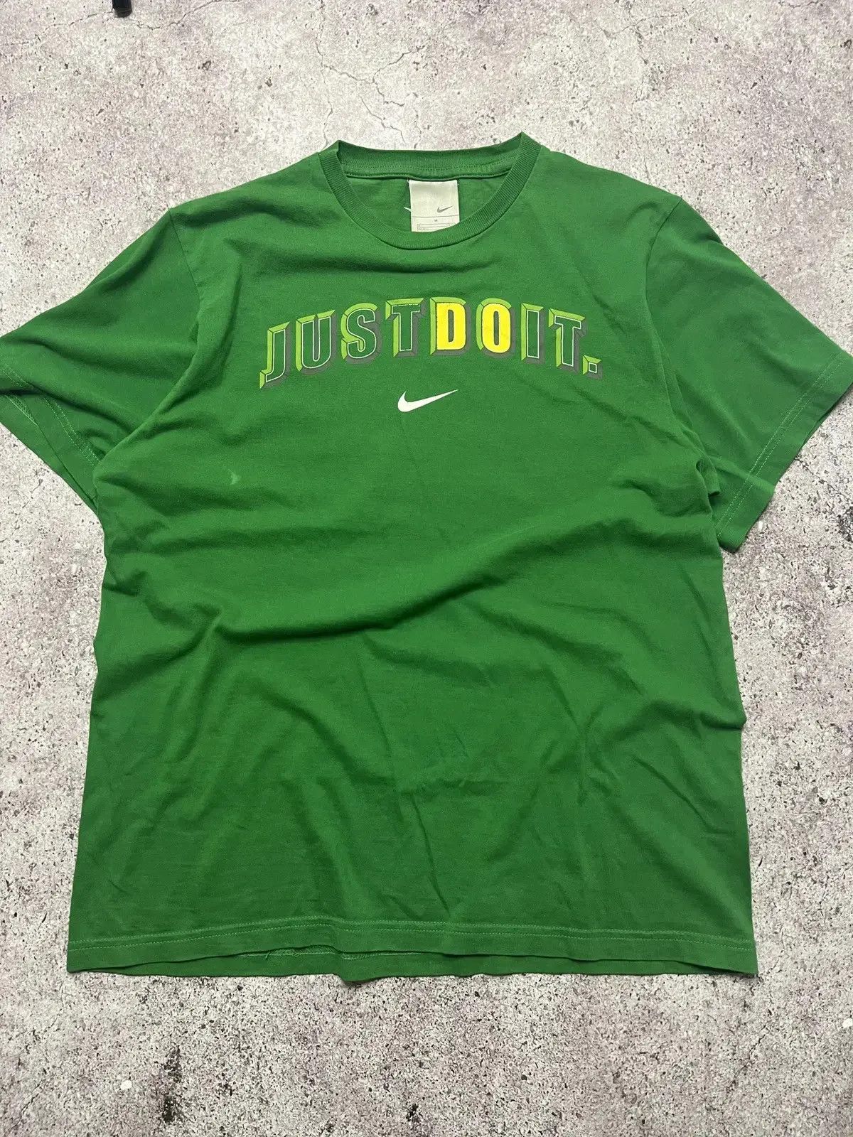 Nike × Vintage NIKE VINTAGE JUST DO IT CENTER LOGO SWOOSH T-SHIRT Size US M / EU 48-50 / 2 - 1 Thumbnail