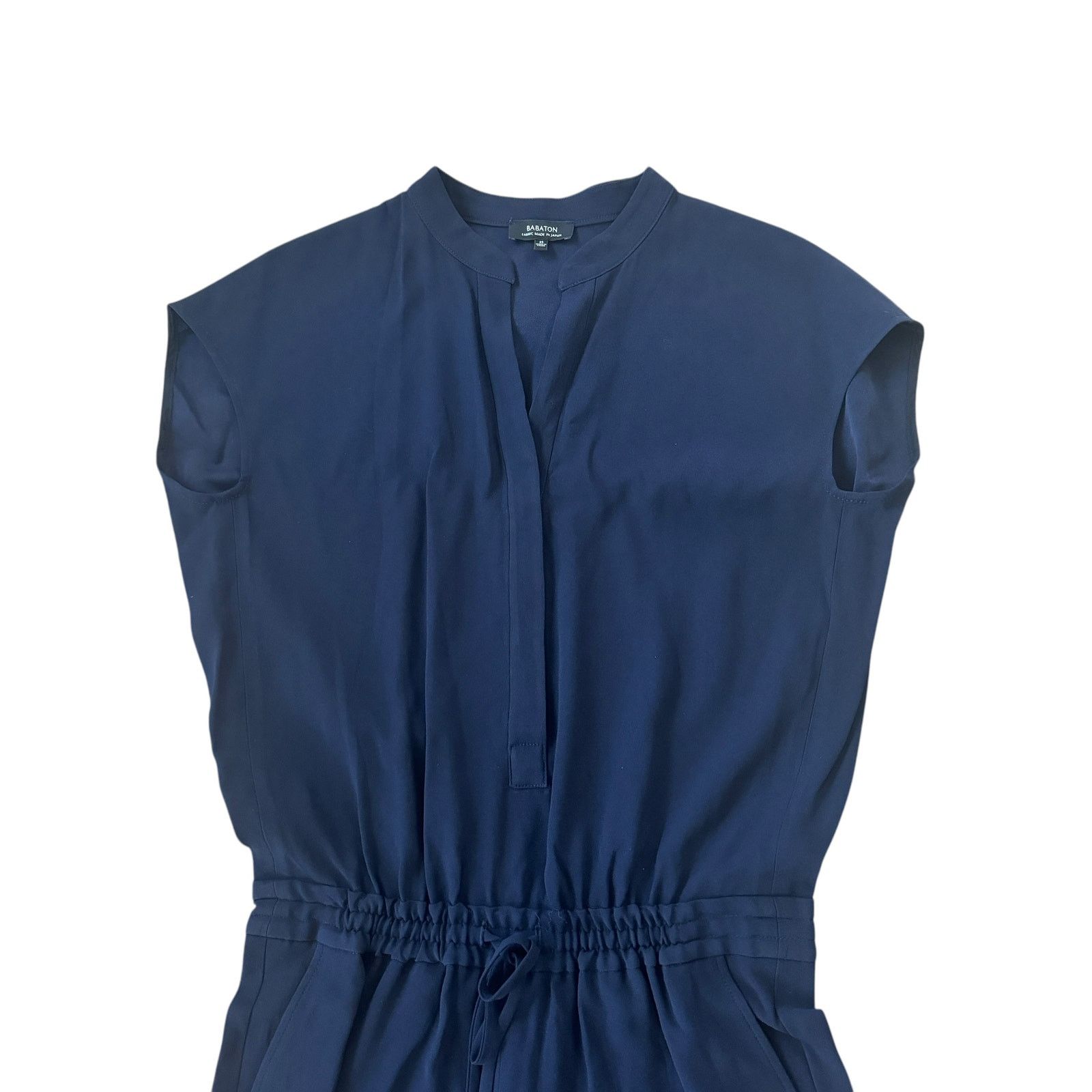 Aritzia Aritzia Babaton Donnie Jumpsuit Navy Size 26" / US 2 / IT 38 - 6 Thumbnail