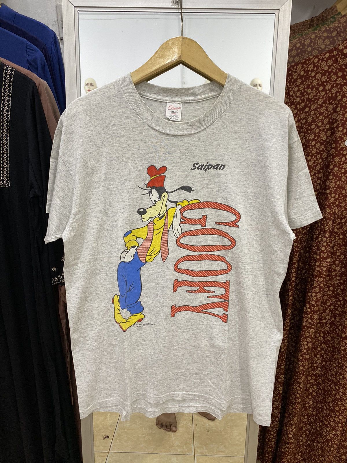 Disney × Vintage Vintage 90s Goofy by Sherry Tee Size US L / EU 52-54 / 3 - 1 Thumbnail