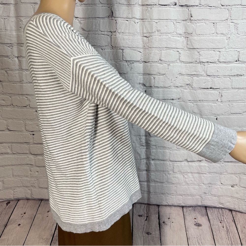 Other Cullen Stripe Back Zip Cotton Blend Sweater Size S Size S / US 4 / IT 40 - 3 Thumbnail