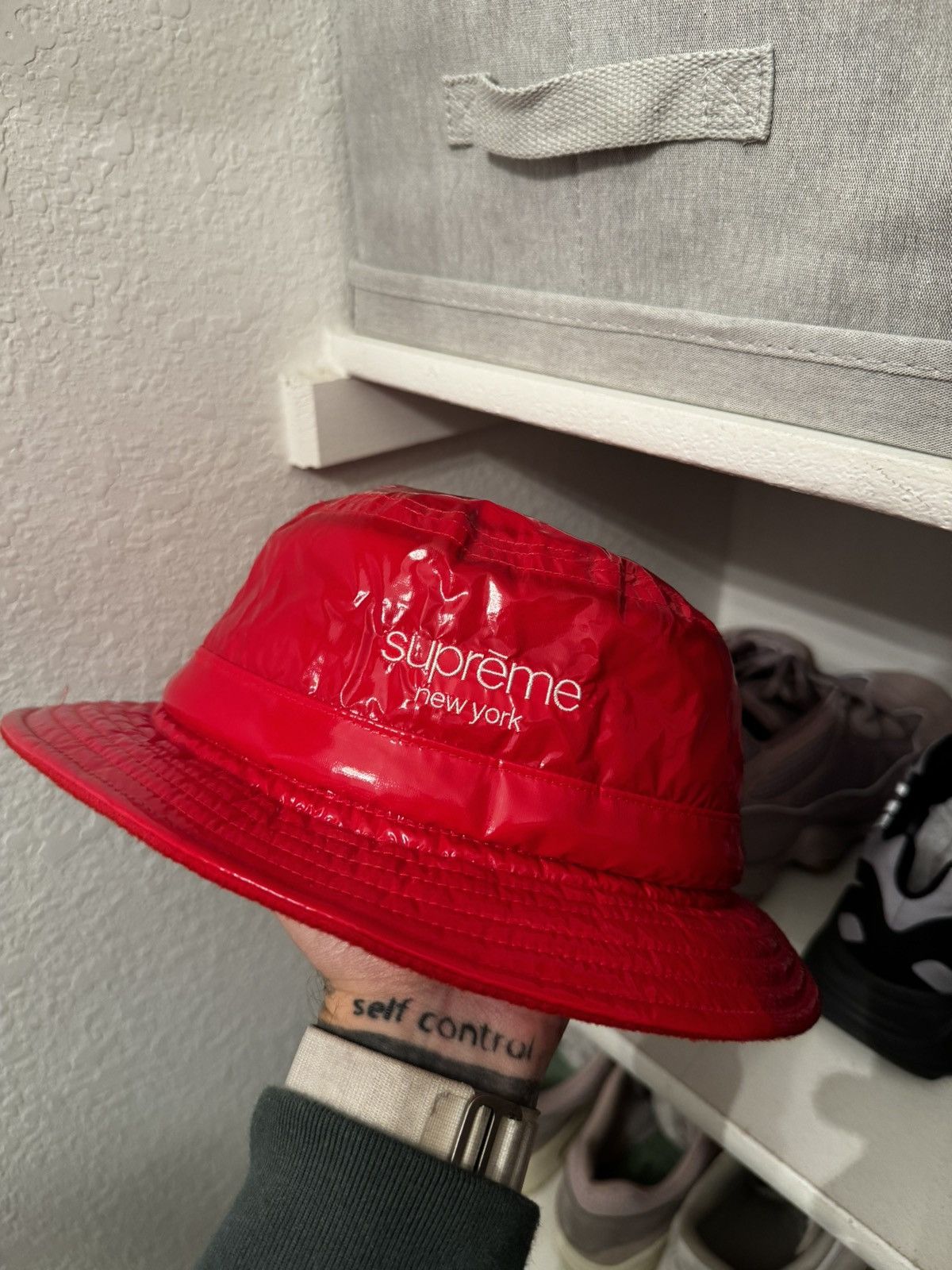 Supreme Bucket Hat Red