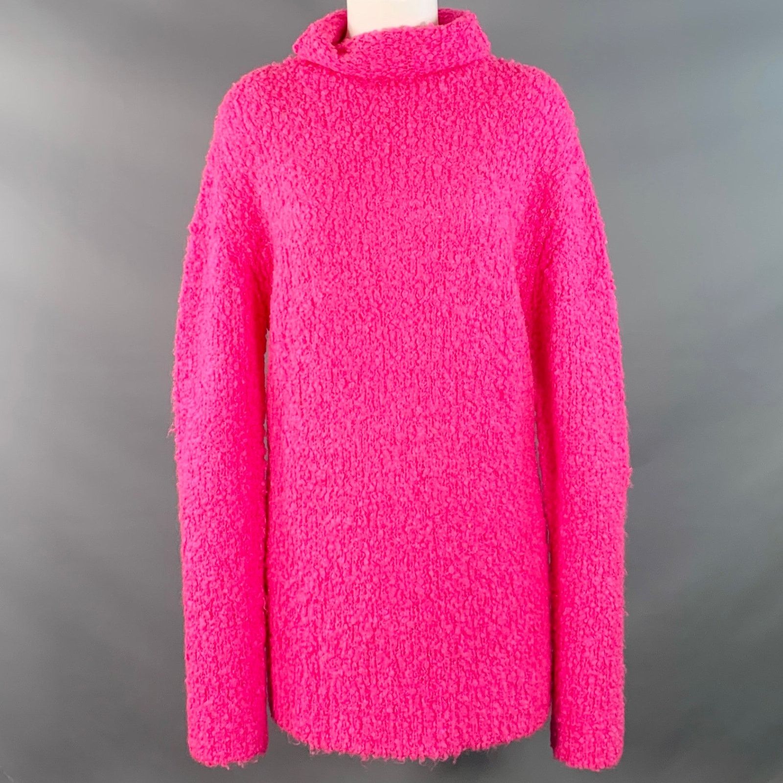 Sies Marjan XS Pink Acrylic Blend Knit Turtleneck Pullover Size XS / US 0-2 / IT 36-38 - 1 Thumbnail