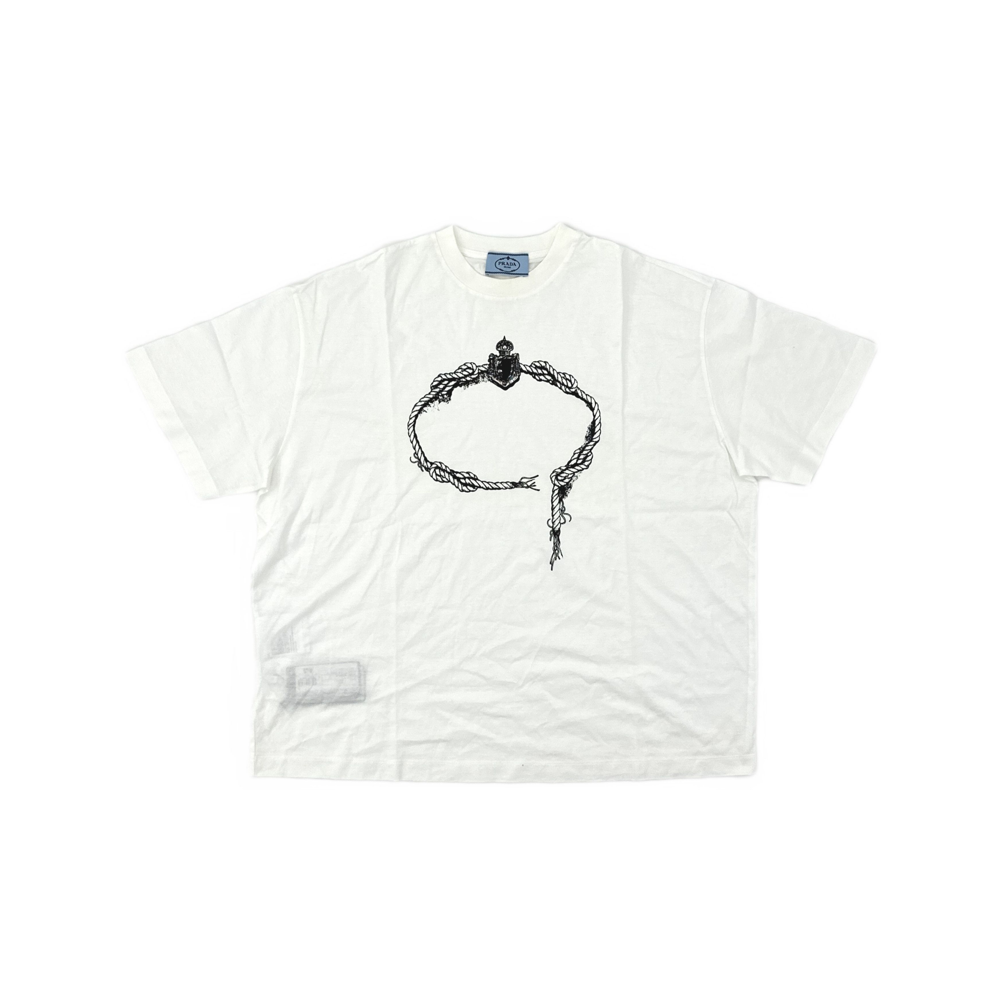 Prada Prada Rope Print T-Shirt Size M Size M / US 6-8 / IT 42-44 - 1 Thumbnail