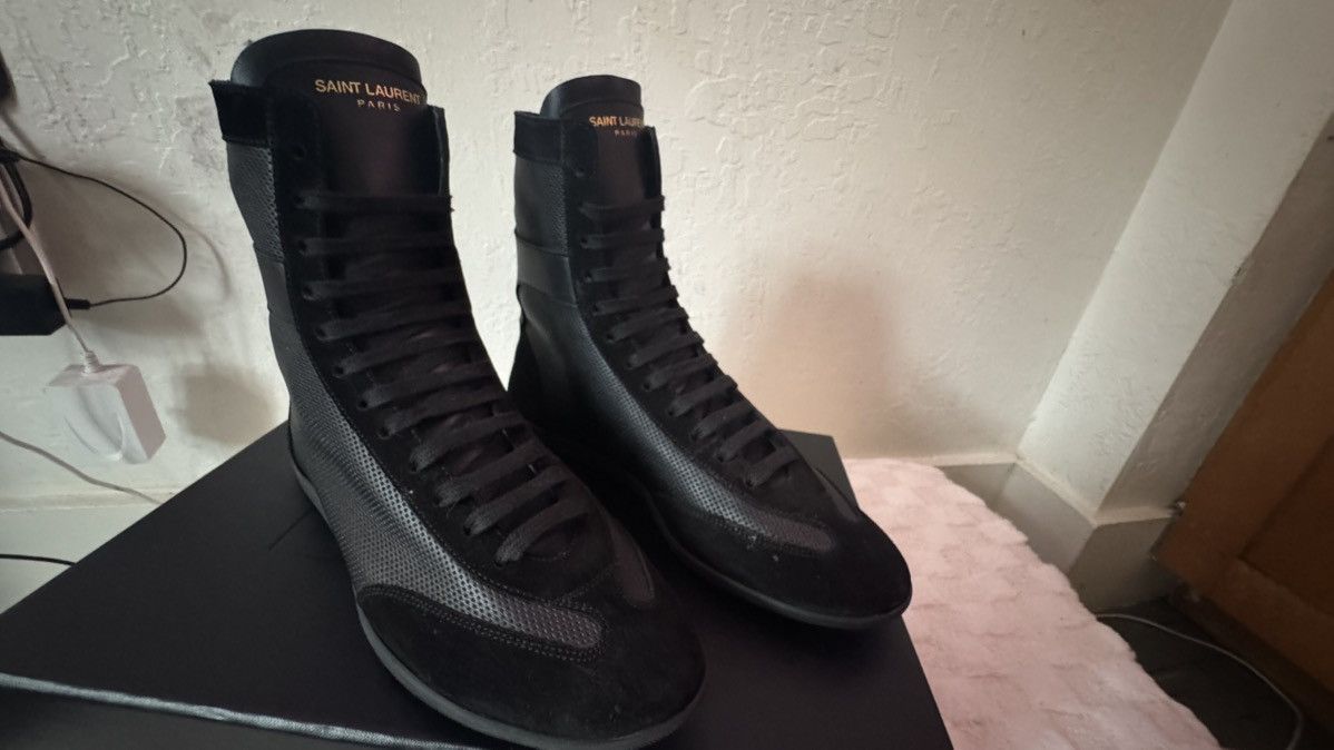 Saint Laurent Paris Brand new Saint Laurent Paris Men’s Hightop Sneaker Size 40 Size US 8 / EU 41 - 9 Thumbnail