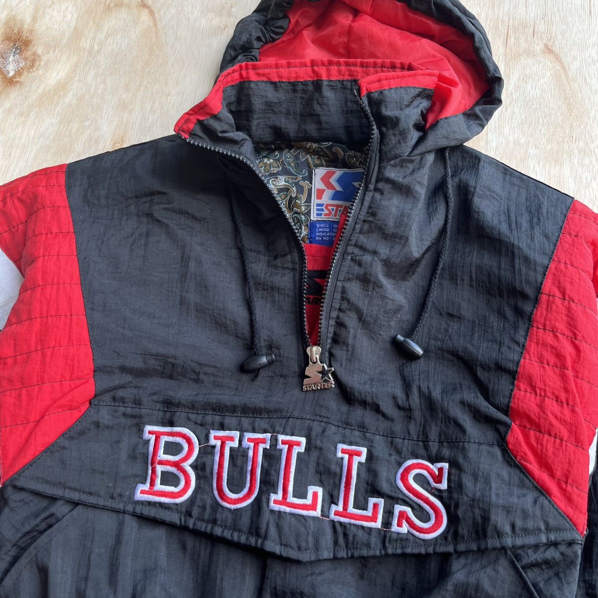 Starter VINTAGE CHICAGO BULLS NBA by STARTER ANORAK CROPT Size M / US 6-8 / IT 42-44 - 2 Thumbnail