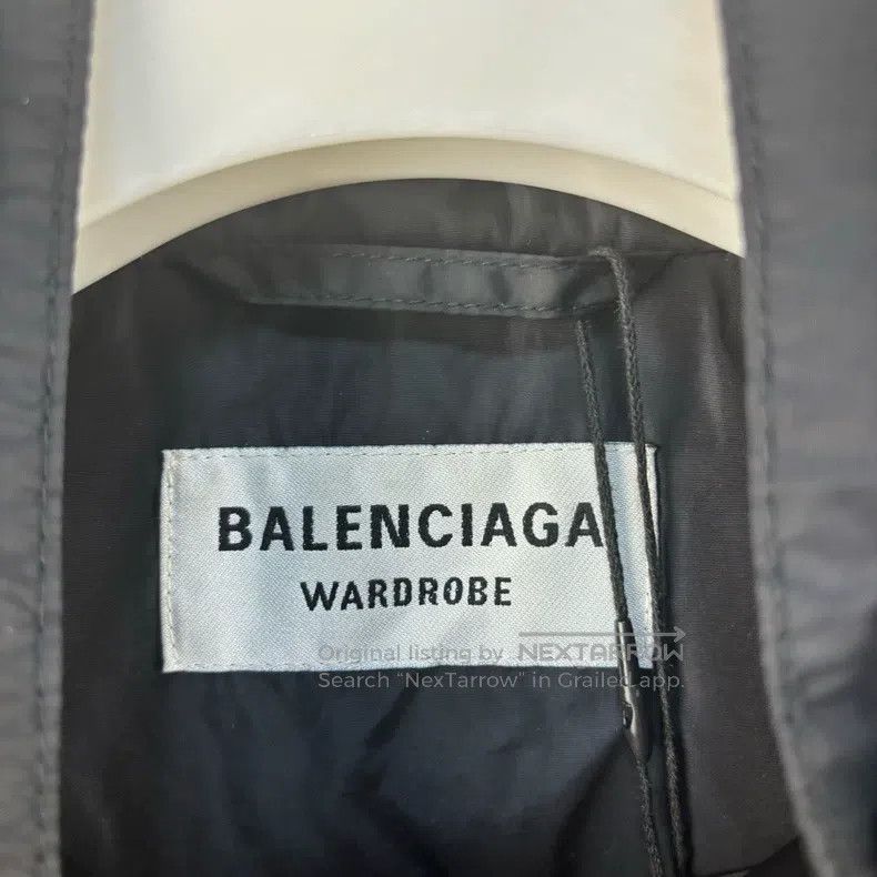 Balenciaga Balenciaga Letter Print Hooded Long Sleeve Jacket Coat Size US XXS / EU 40 - 4 Thumbnail